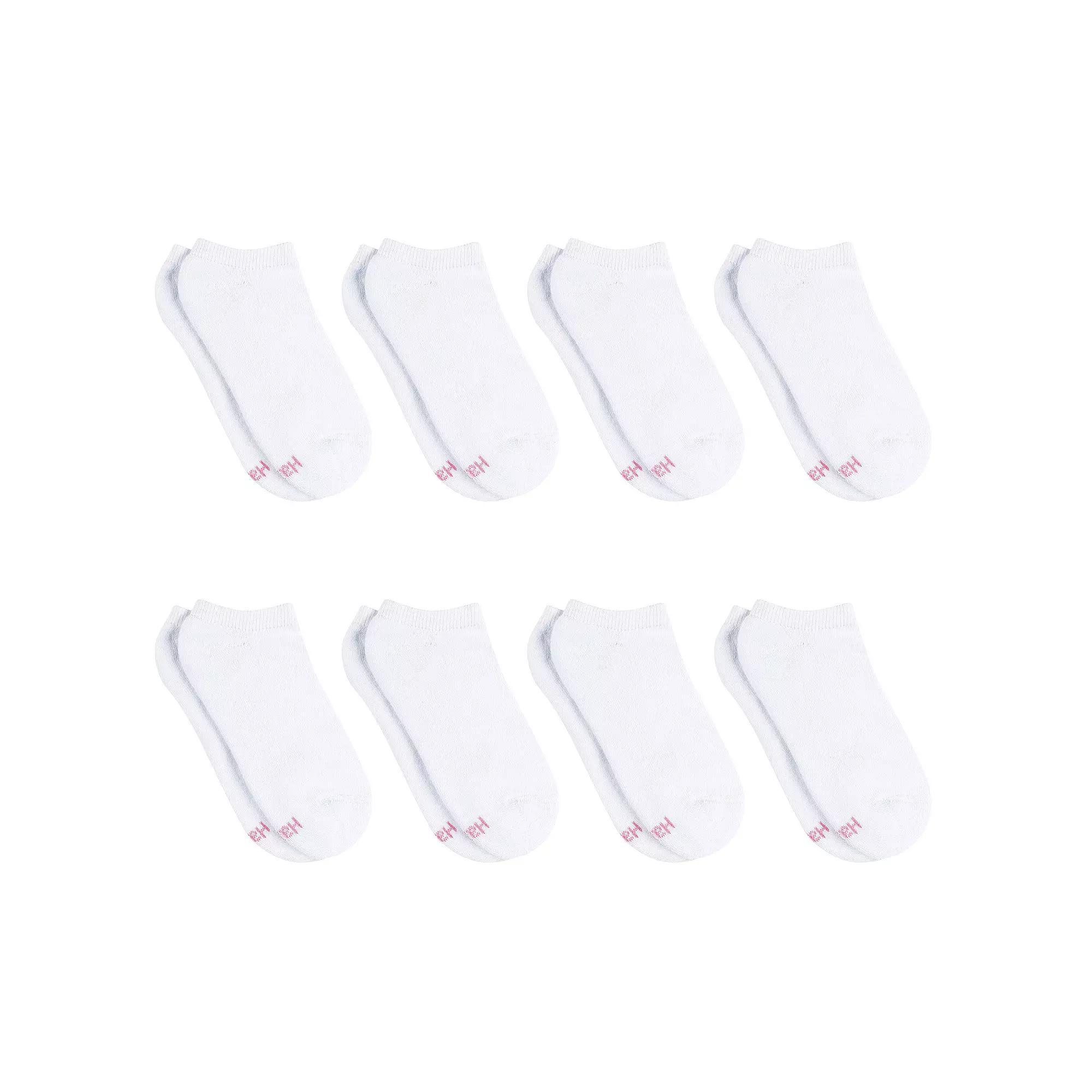 Womens Hanes Ultimate Cool Comfort 8-Pack Cushioned No-Show Socks HWUCN8 Product Image