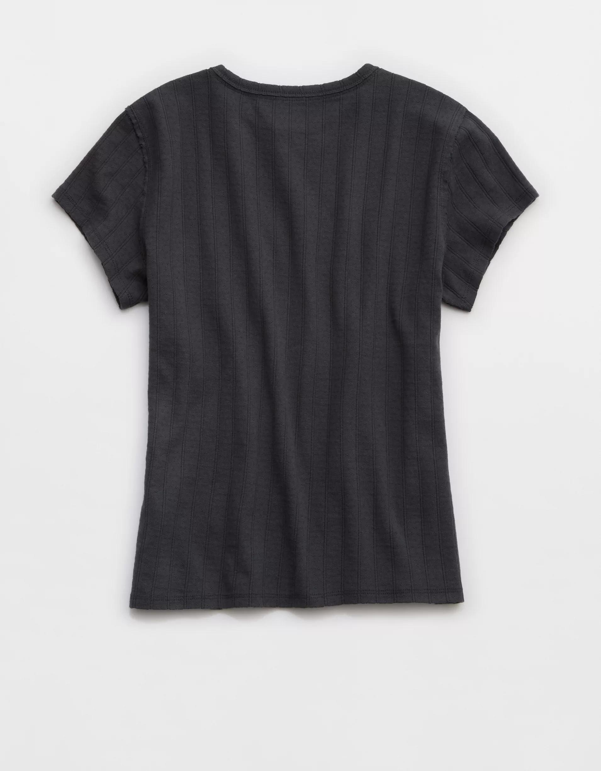 Aerie Pointelle Vintage T-Shirt Product Image