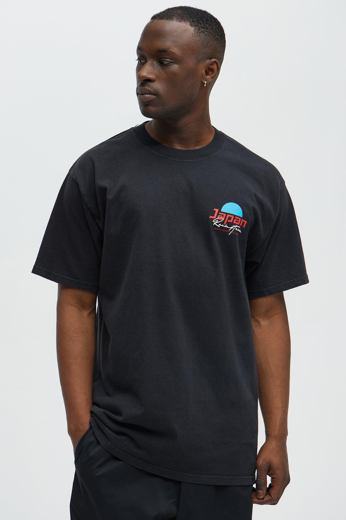 Japan Racing Team Oversized Short Sleeve Tee - Black Product Image