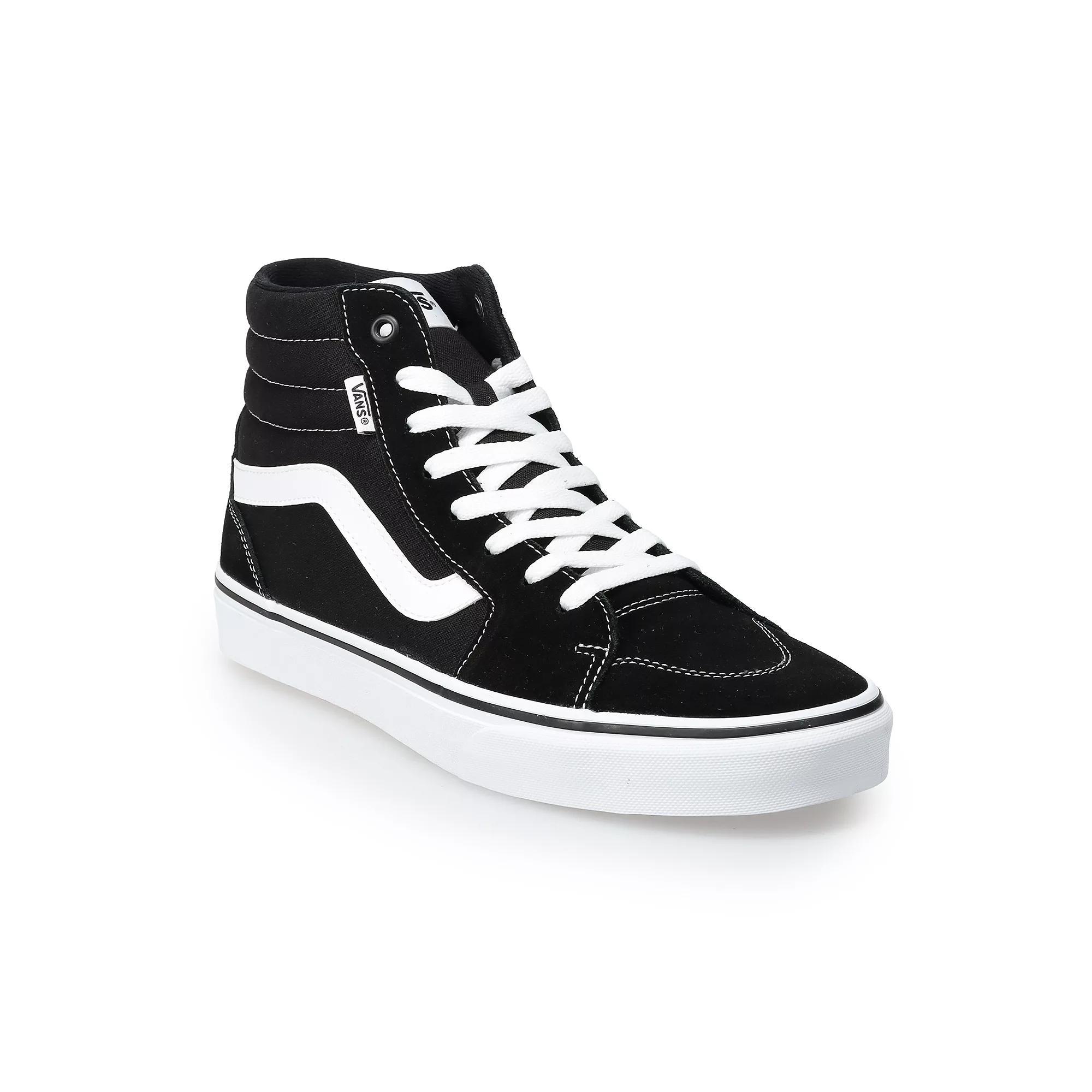 Vans® Filmore Men's High-Top Shoes, Size: 9.5, Black White Product Image