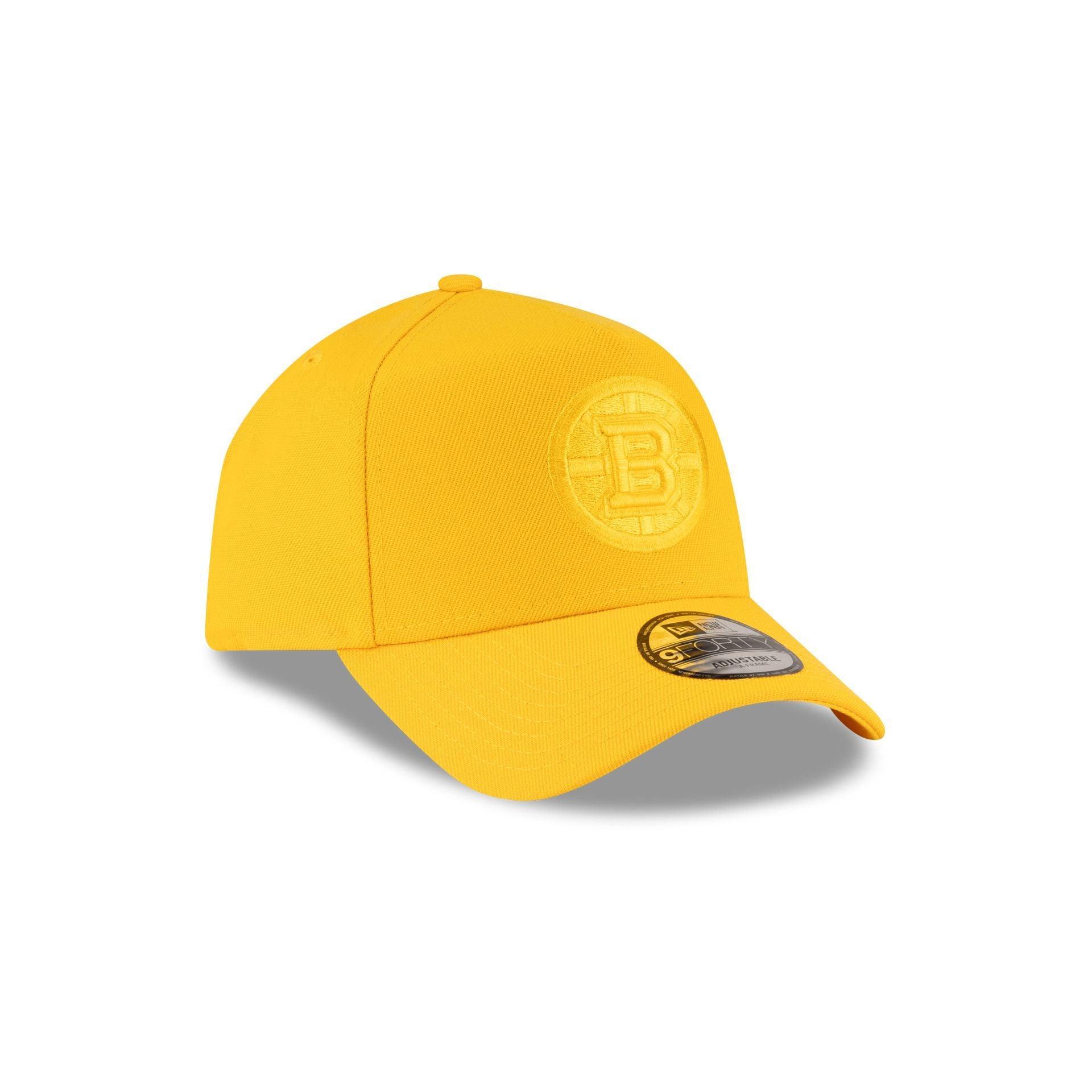Boston Bruins Gold 9FORTY A-Frame Snapback Hat Male Product Image