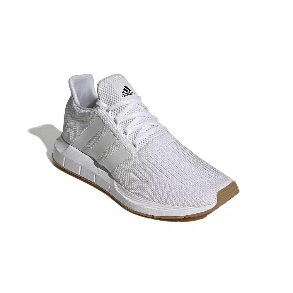 adidas Swift Run 1.0 Men's Casual Running Shoes, Size: 9.5, White White Gum Product Image