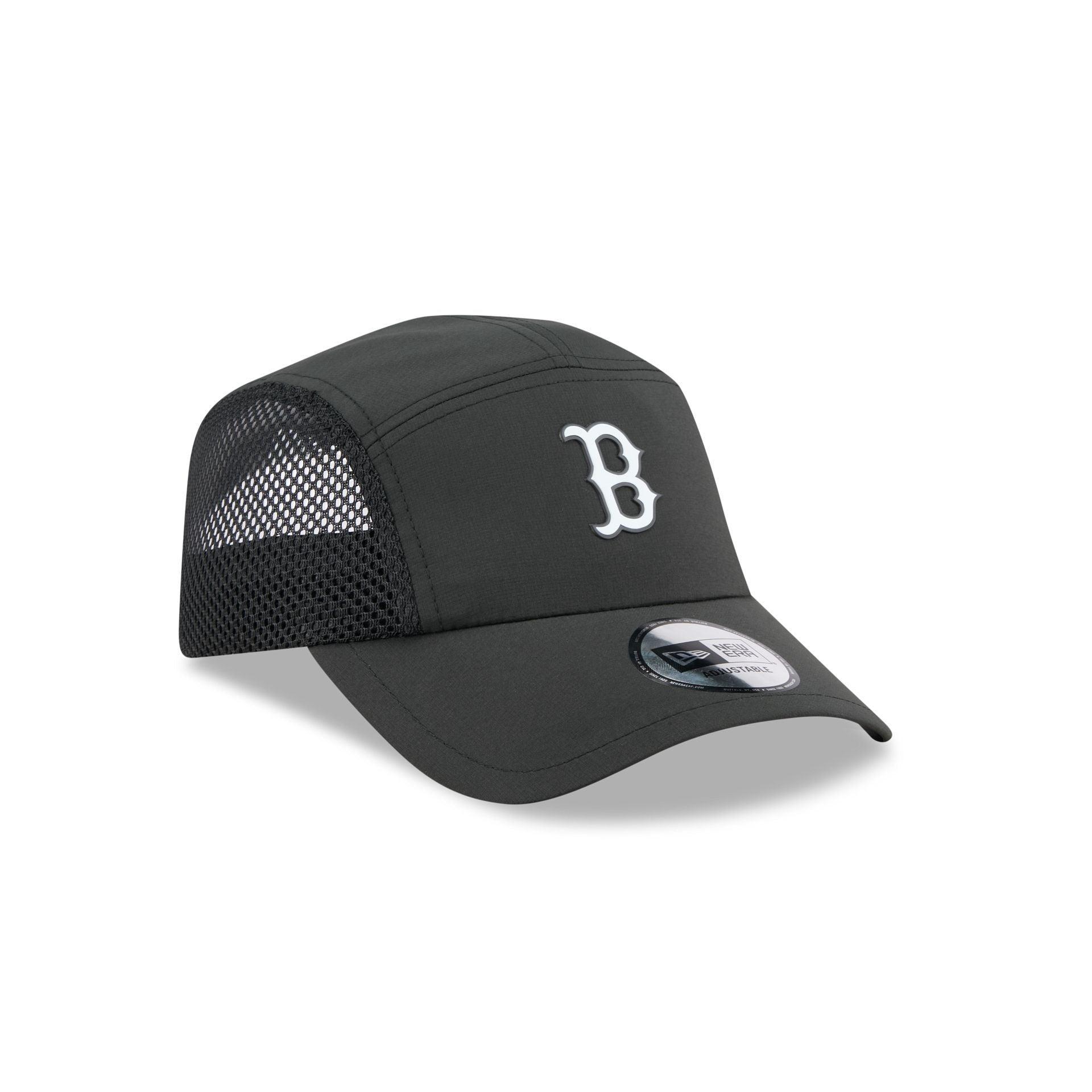 Boston Red Sox Black Poly Runner Adjustable Hat Male Product Image