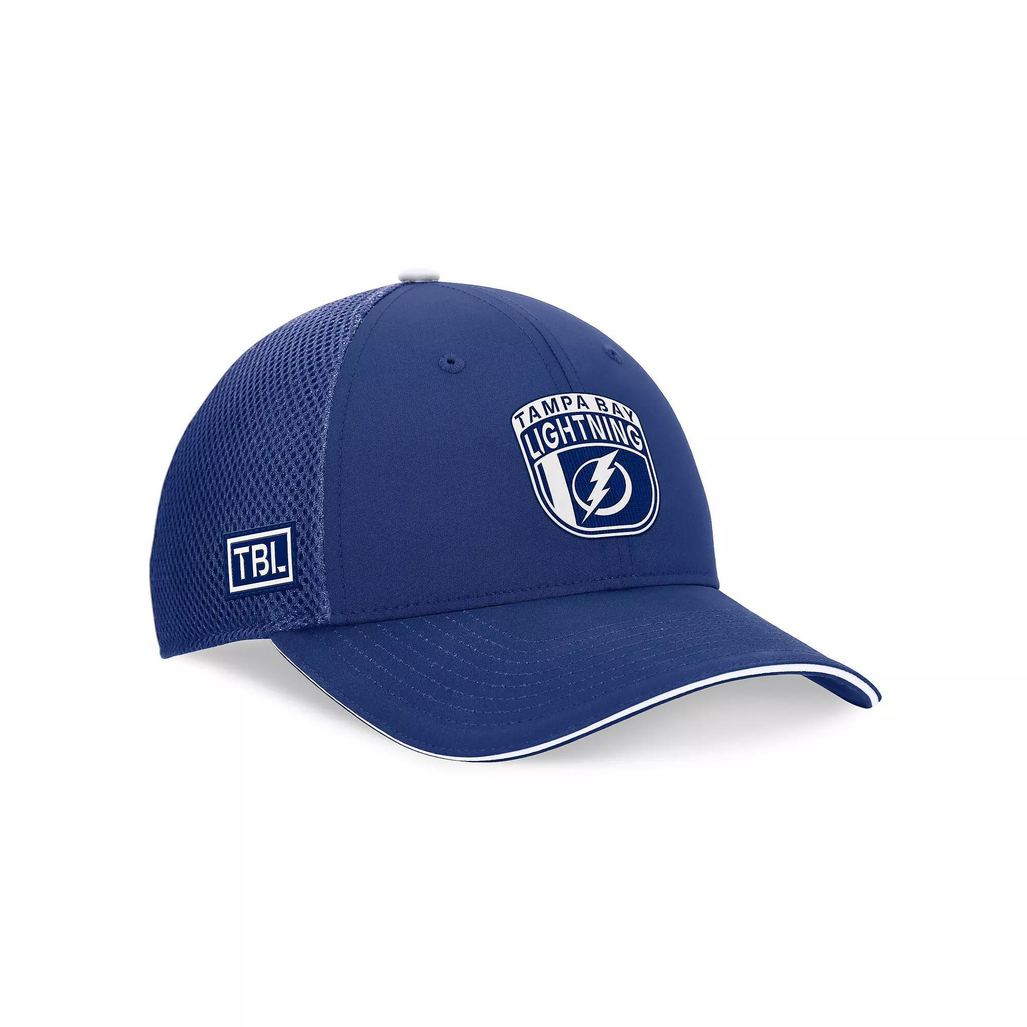 Men's Fanatics Deep Sea Blue Seattle Kraken 2024 NHL Draft On Stage Trucker Adjustable Hat, Krk Blue Product Image