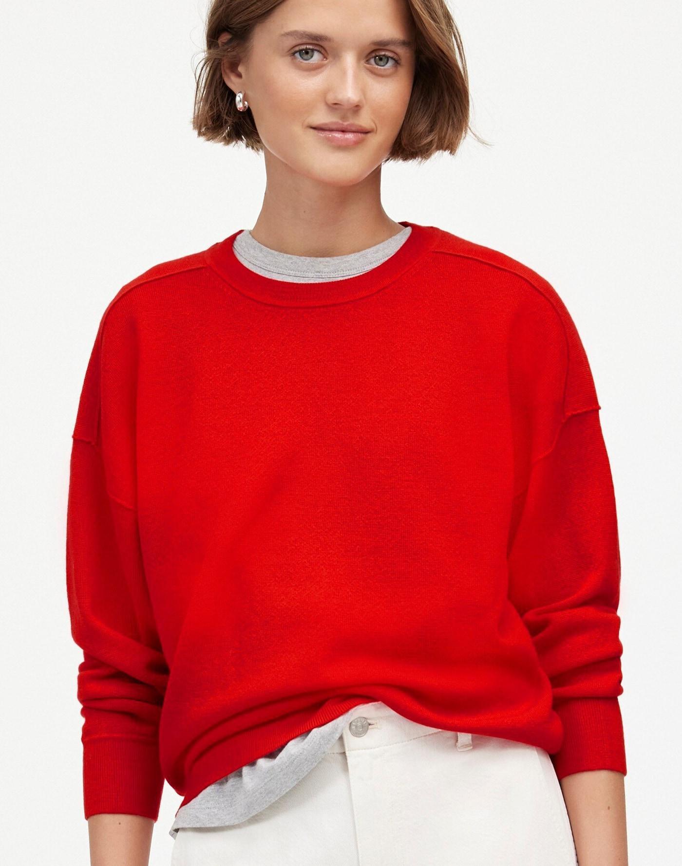 Merino Wool Pullover Sweater Product Image
