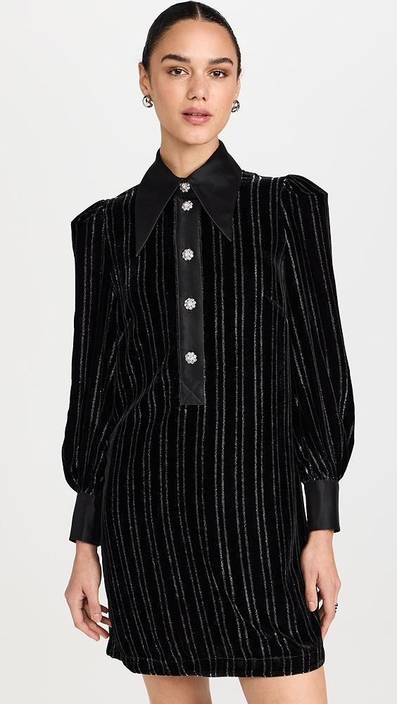 Zimmermann Illustration Velvet Mini Dress | Shopbop Product Image