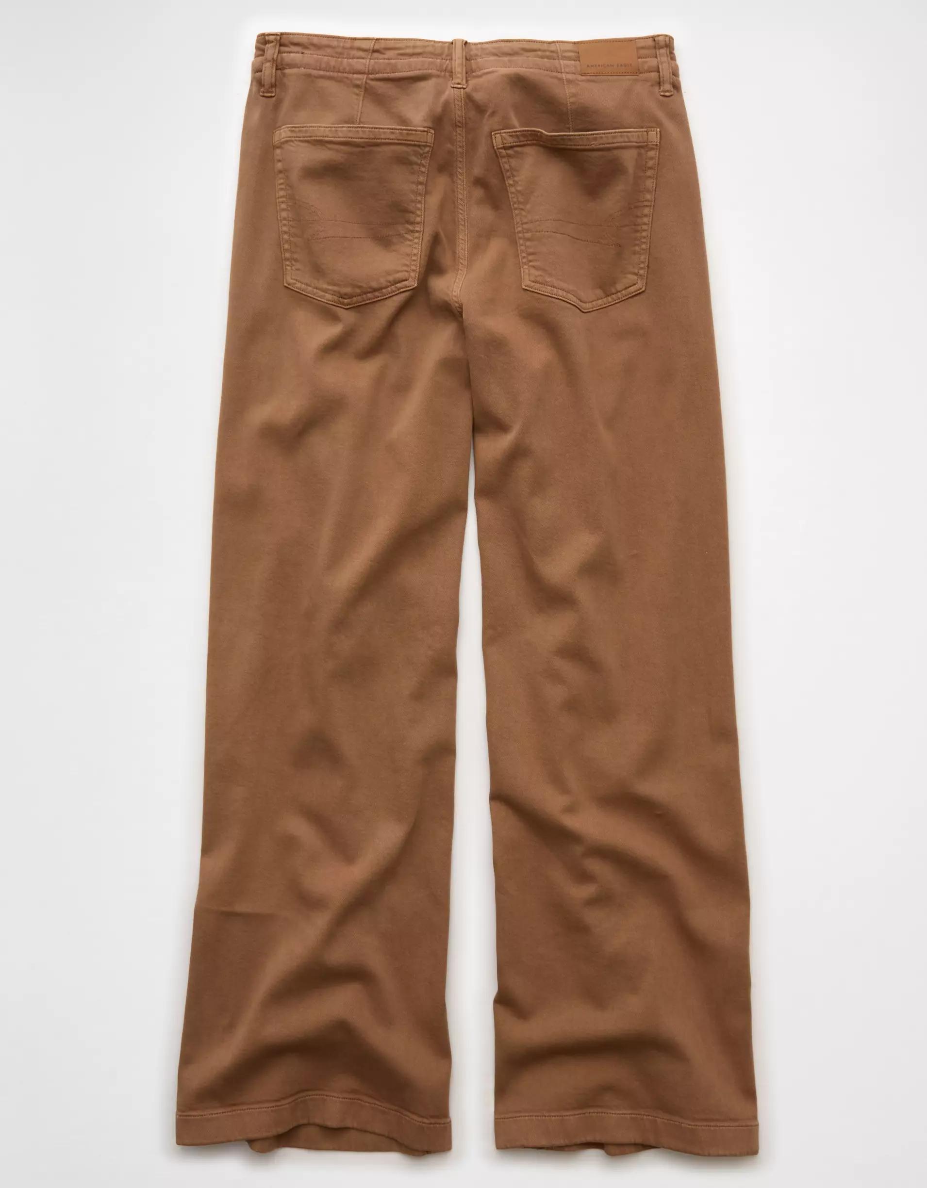 AE Dreamy Drape Stretch Low-Rise Ultra Wide-Leg Pant Product Image