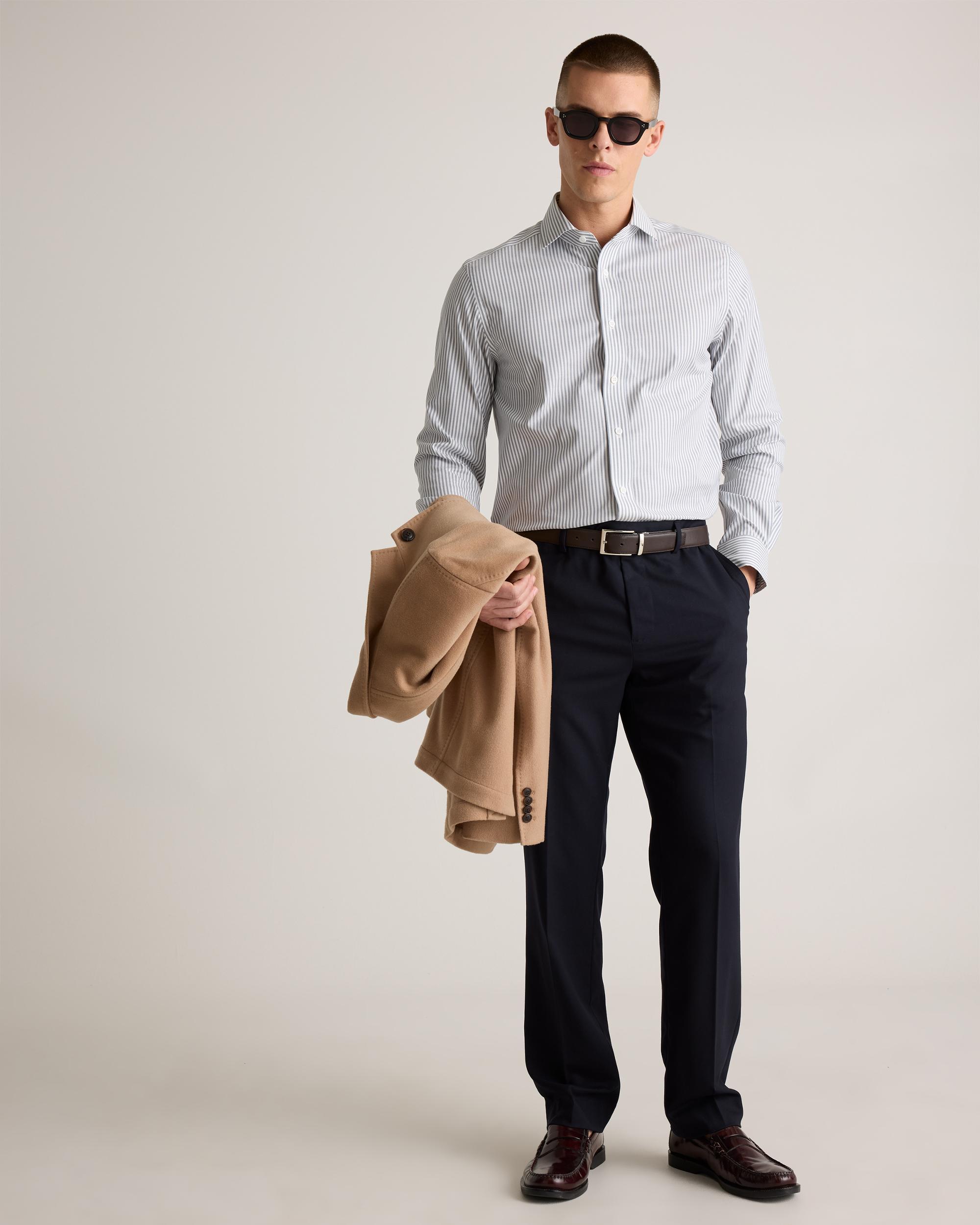 Quince | Men's Oxford Non-Iron Dress Shirt Organic Cotton Product Image