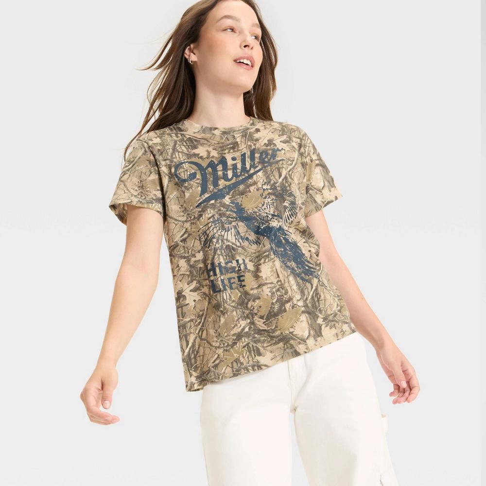 Women's Miller Pheasant Short Sleeve Graphic T-Shirt - Camouflage Product Image