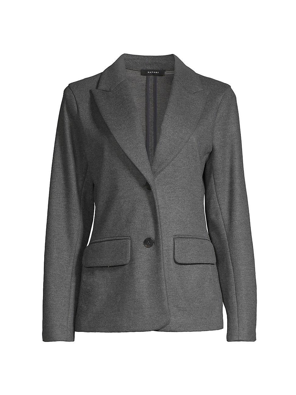 Womens Jersey Tailored Knit Blazer Product Image