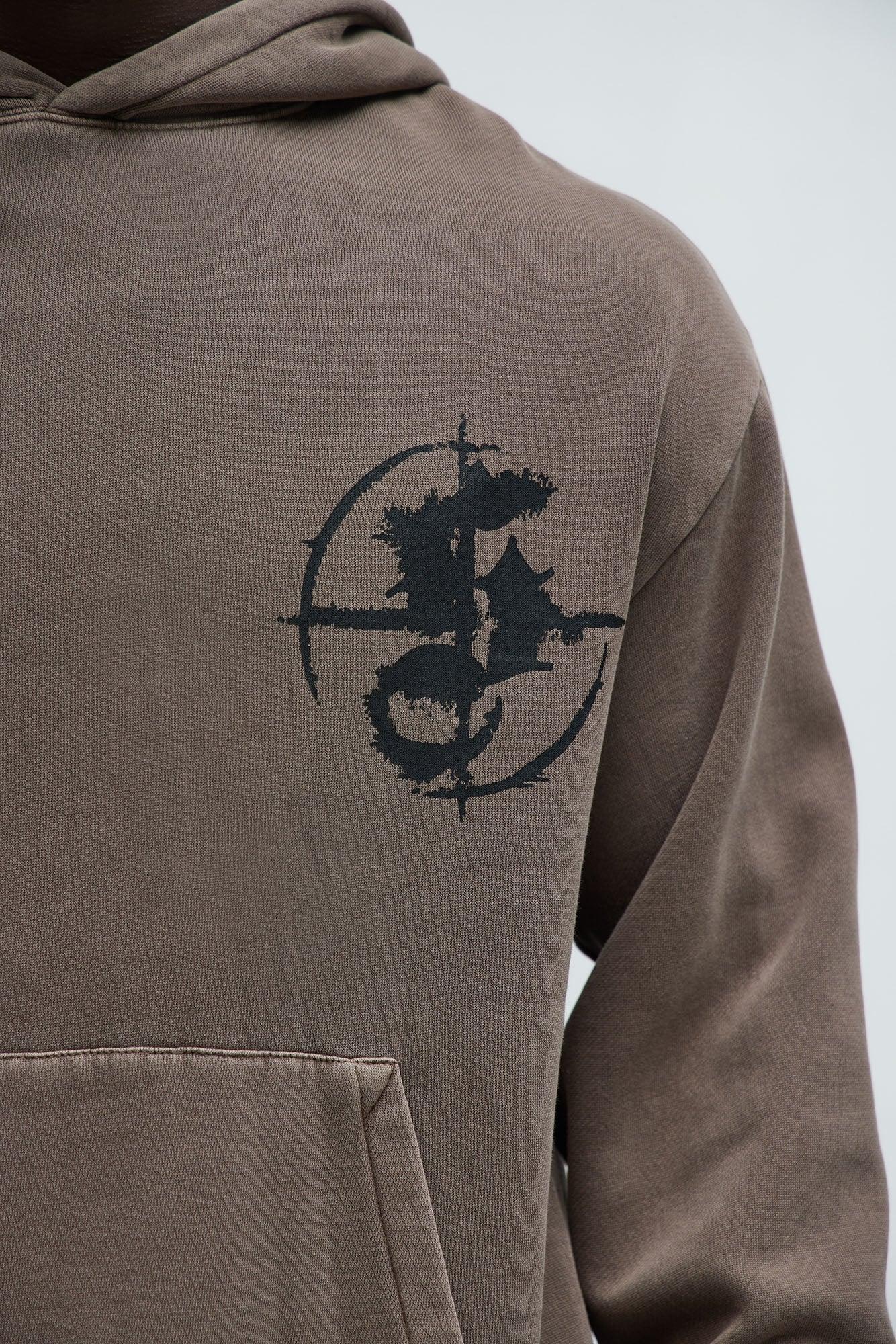 Tyson Raised By The Streets Hoodie - Charcoal Product Image