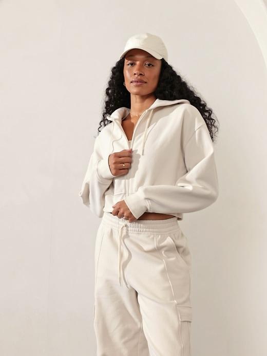 Forever Fleece Crop Full Zip Product Image