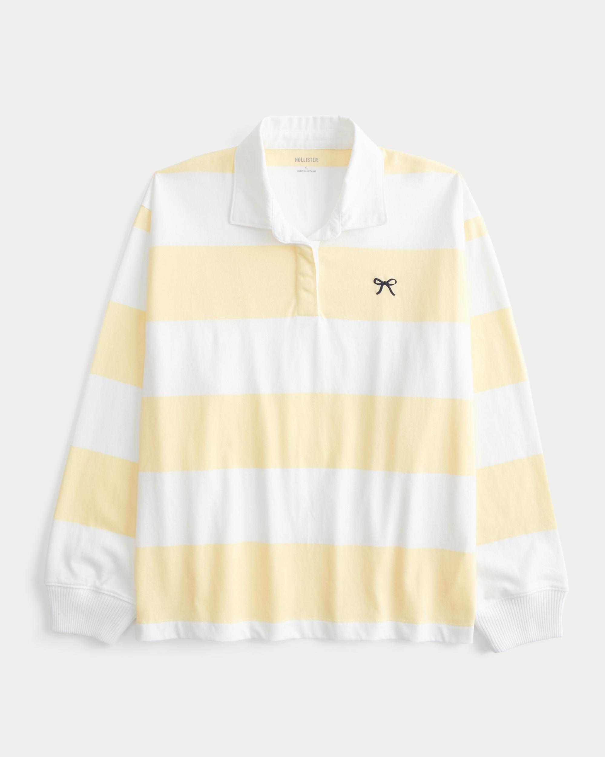 Easy Teddy Bear Graphic Rugby Polo Product Image