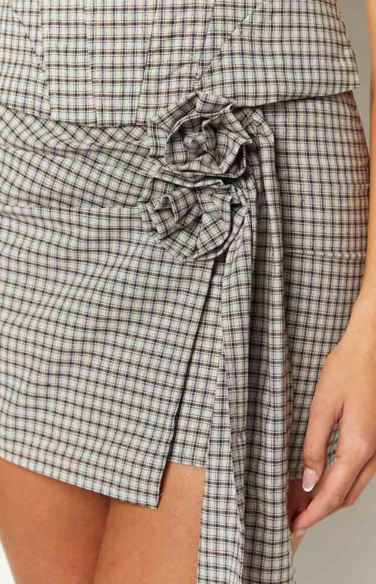 Lioness Hills Vintage Blue Mini Skirt Product Image