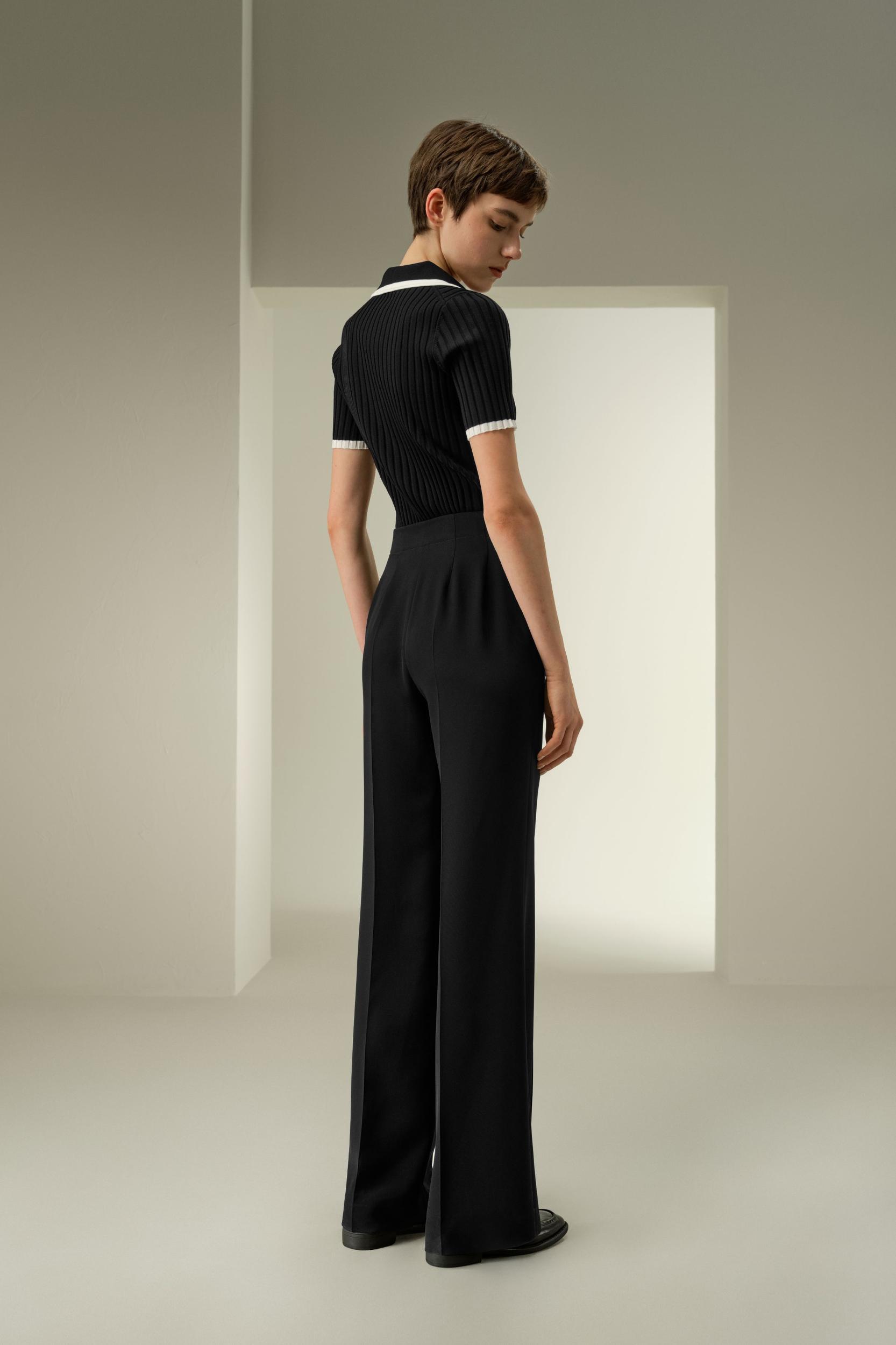 Minimalist Silk Crêpe Pant Product Image