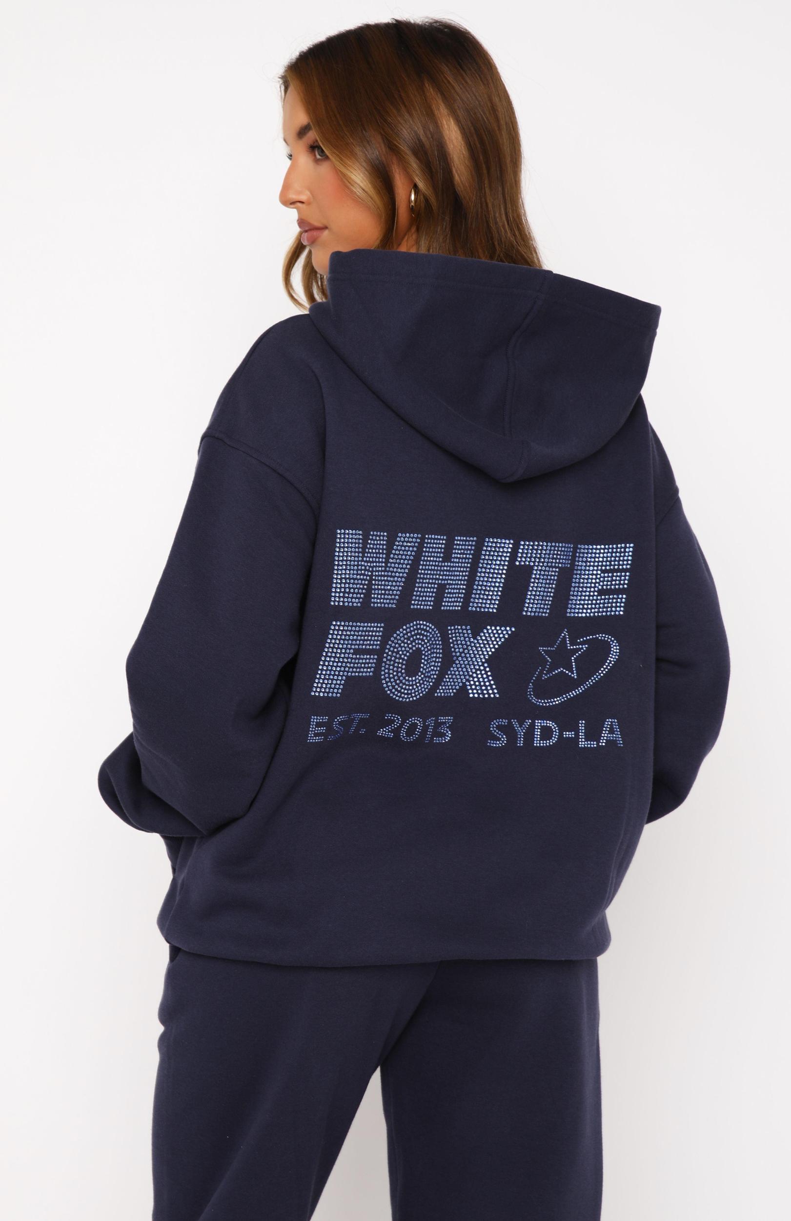 Always Shining Oversized Hoodie Navy Product Image