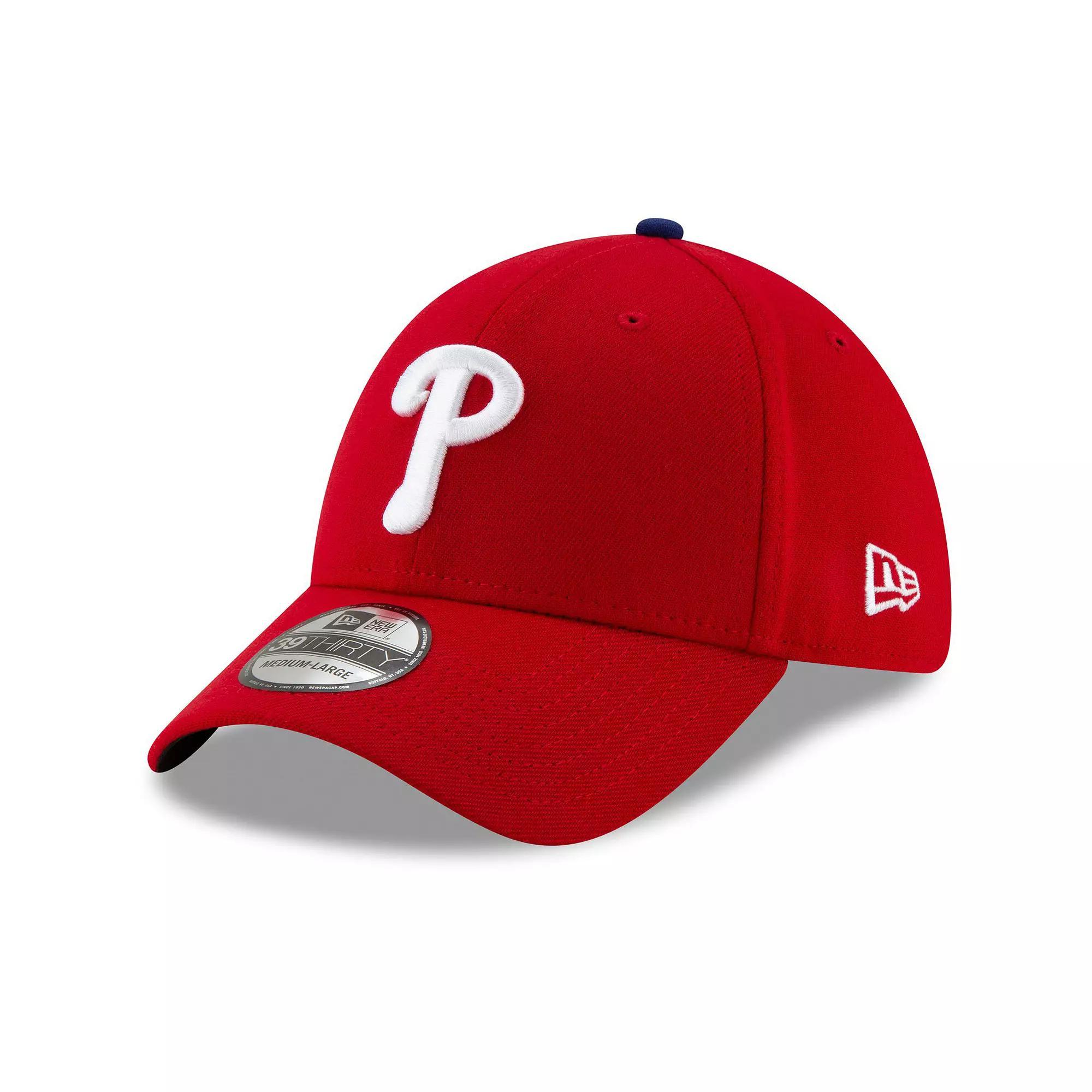 Men's New Era Red Philadelphia Phillies Game Team Classic 39THIRTY Flex Hat, Size: Large/XL Product Image