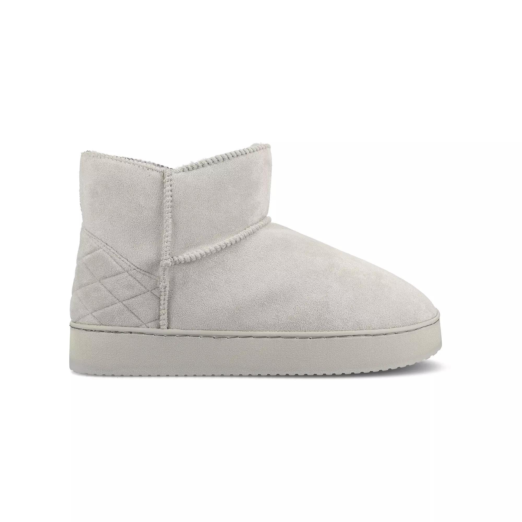 Journee Noa Womens Cushioned Ankle Boot Slippers Product Image