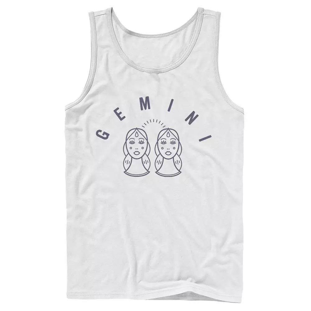 Mens Gemini Ink Sketch Tank Top Product Image