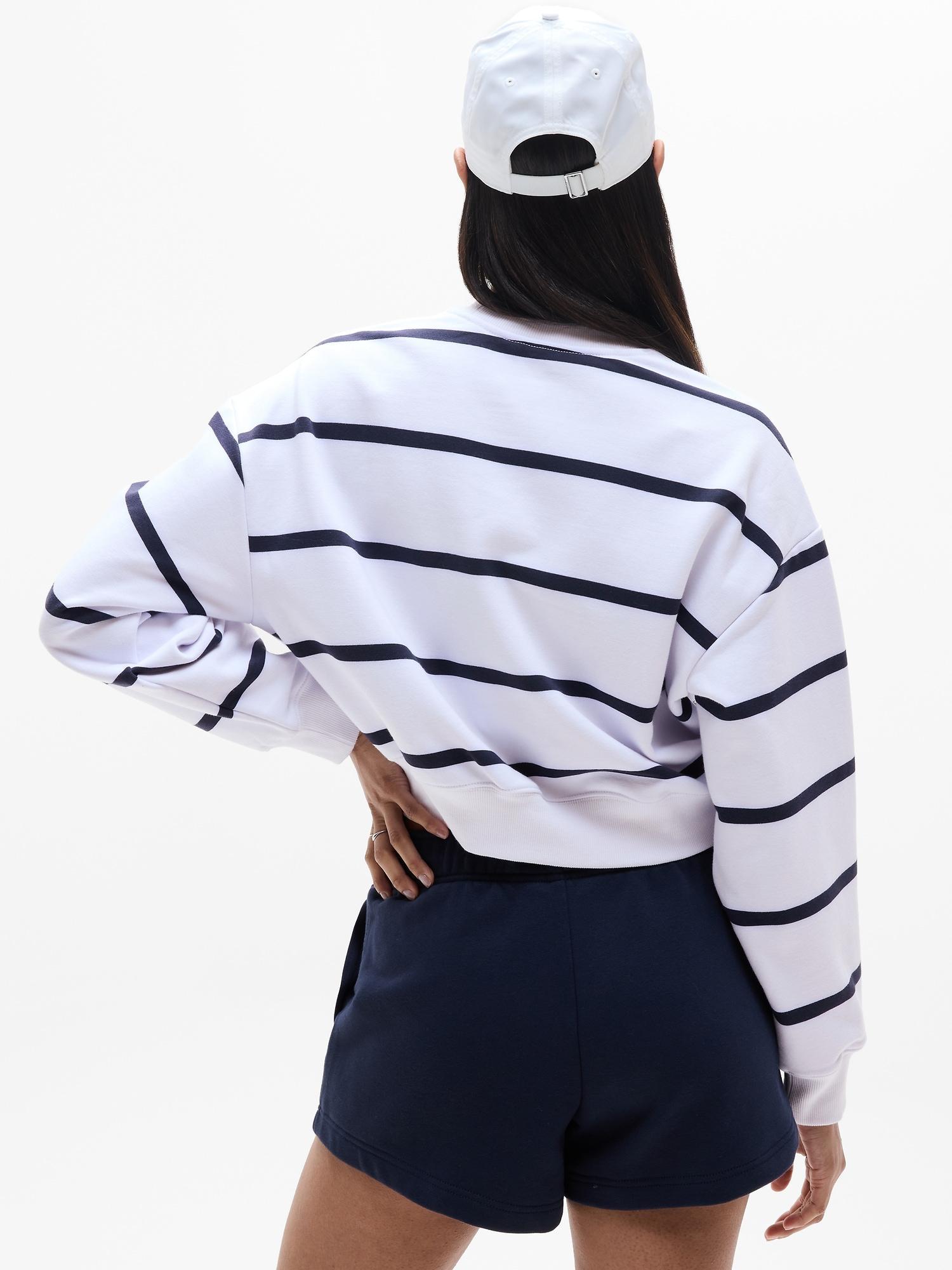 Heavyweight Terry Crop Crew Sweatshirt Product Image