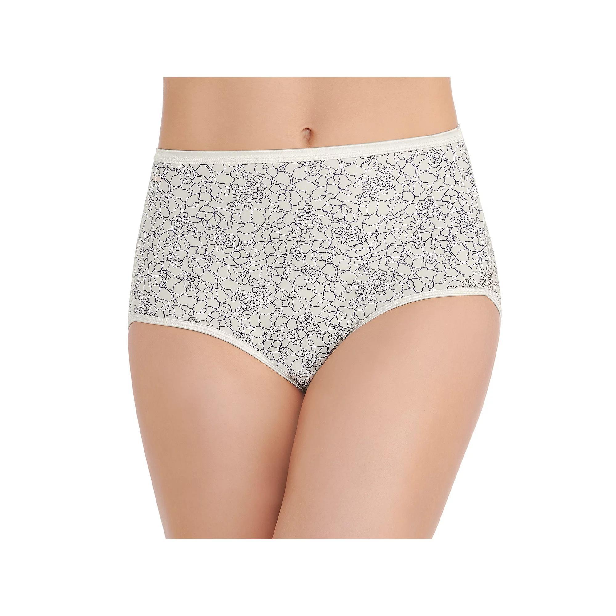 Women's Vanity Fair Lingerie® Illumination Brief Panty 13109, Tranquil Lace Print Product Image