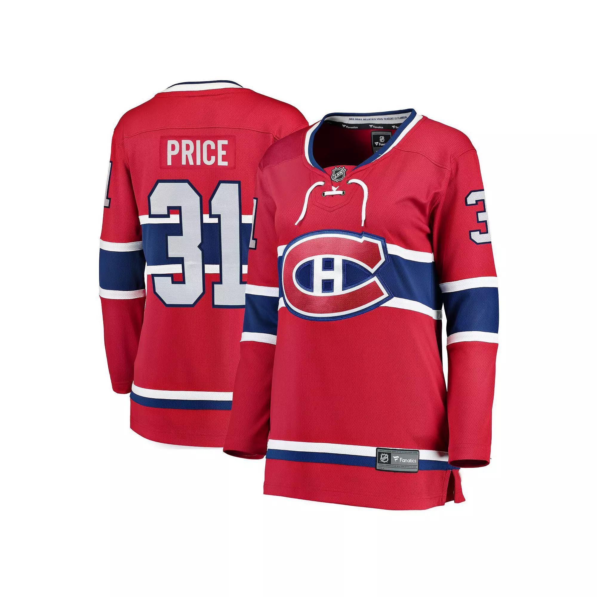 Women's Fanatics Branded Carey Price Red Montreal Canadiens Home Breakaway Player Jersey, Size: Medium, Cnd Red Product Image