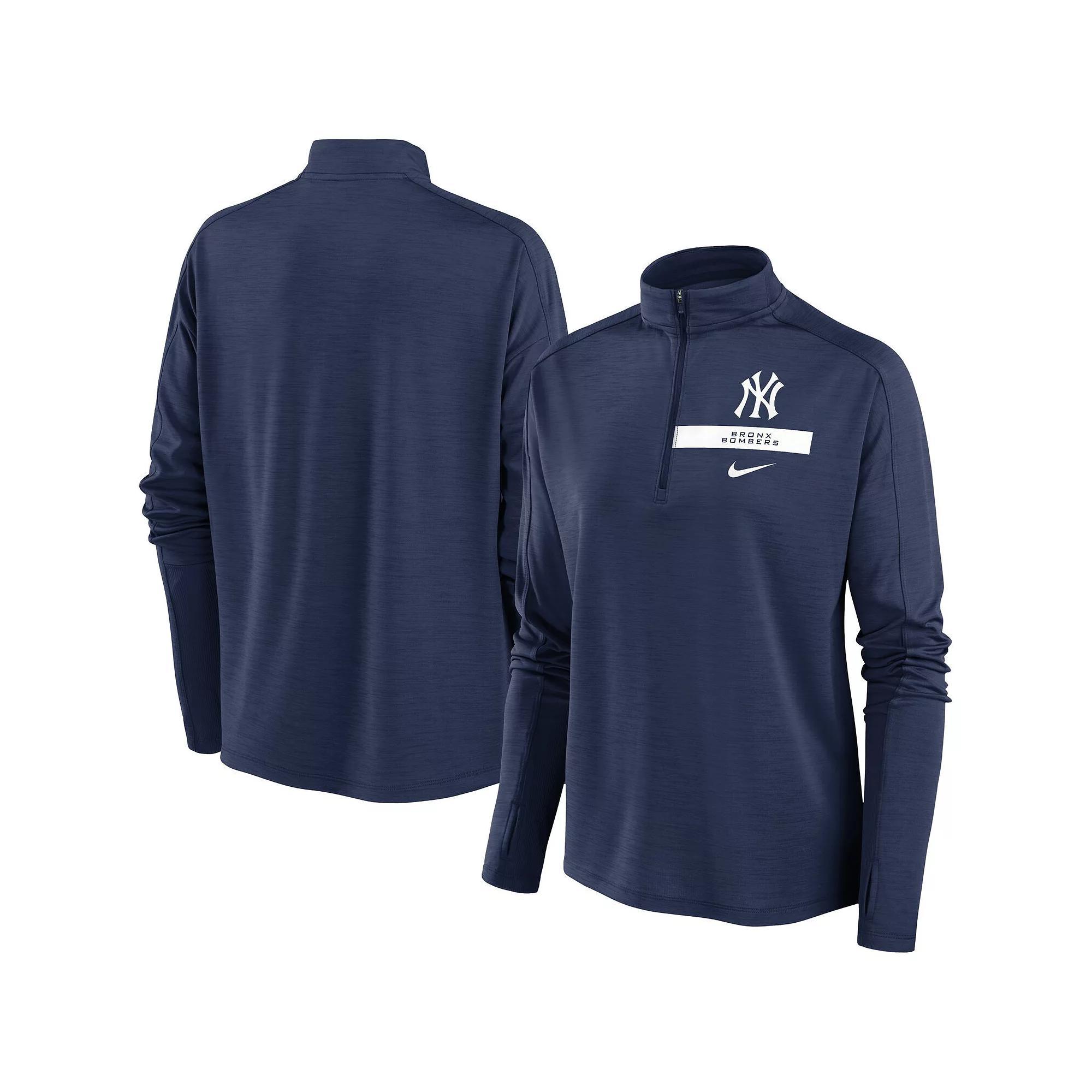 Women's Nike Black Pittsburgh Pirates Primetime Local Touch Pacer Quarter-Zip Top, Size: XS Product Image