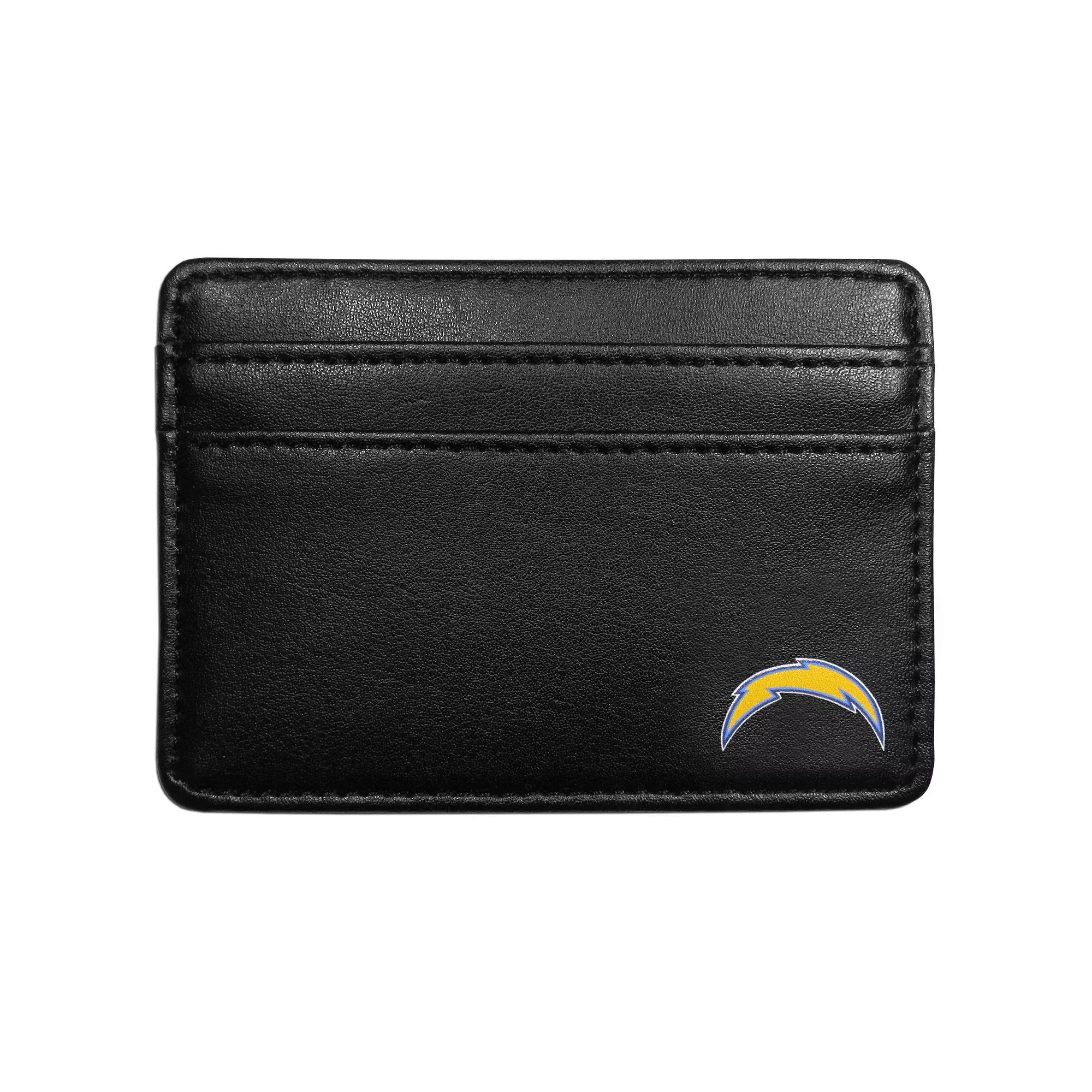 Men's Los Angeles Chargers Weekend Wallet, Black Product Image