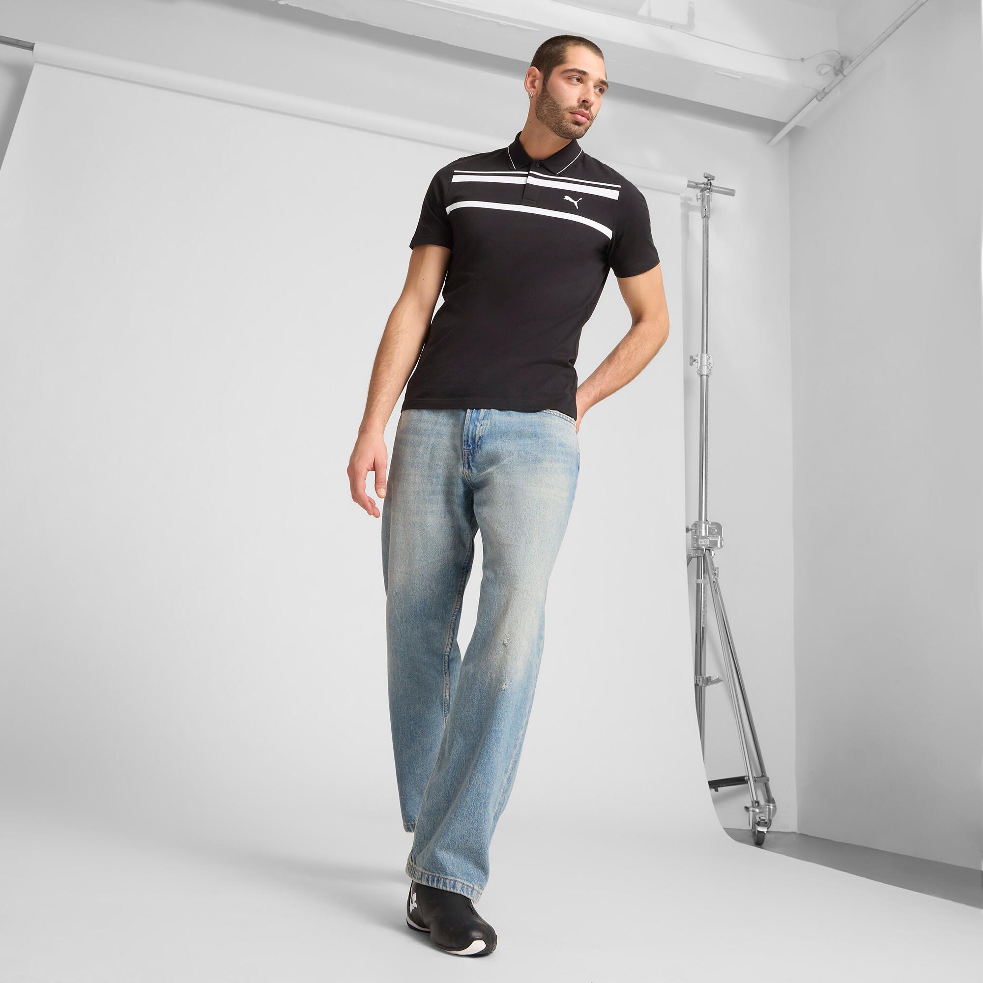 PUMA ESS ELEVATED Men's Polo Shirt Product Image