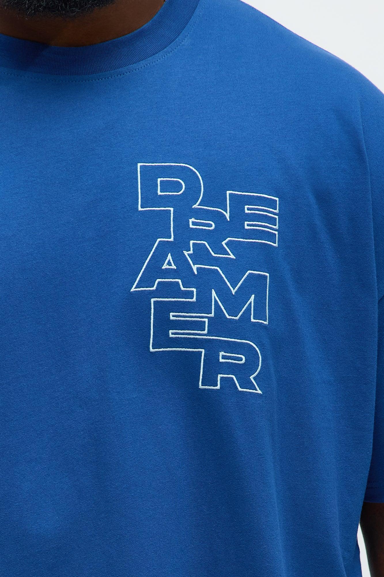 Relaxed Fit Dreamer Tshirt - Blue Product Image
