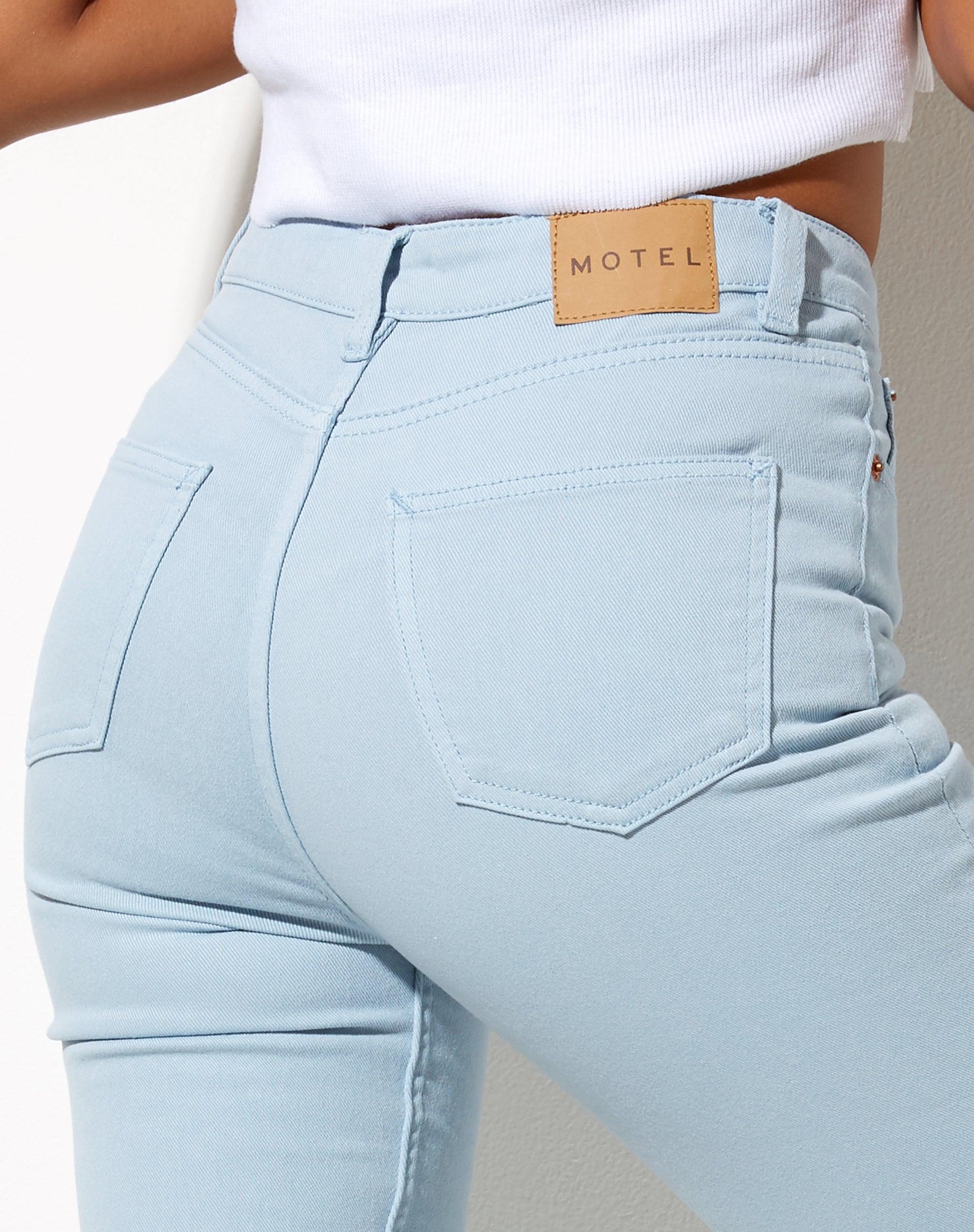 Bootleg Jeans in Sky Blue Product Image