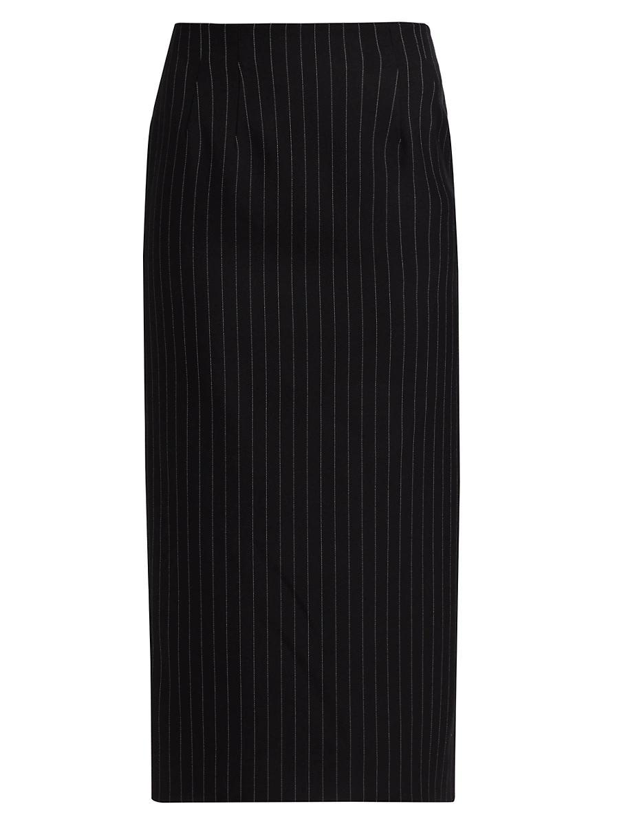 Womens Contour Wool Midi-Skirt Product Image