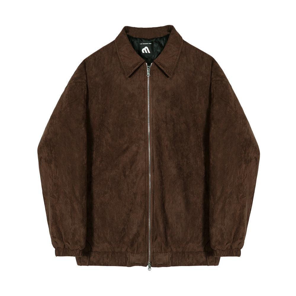 RT No. 6228 SUEDE ZIP-UP COLLAR JK Product Image