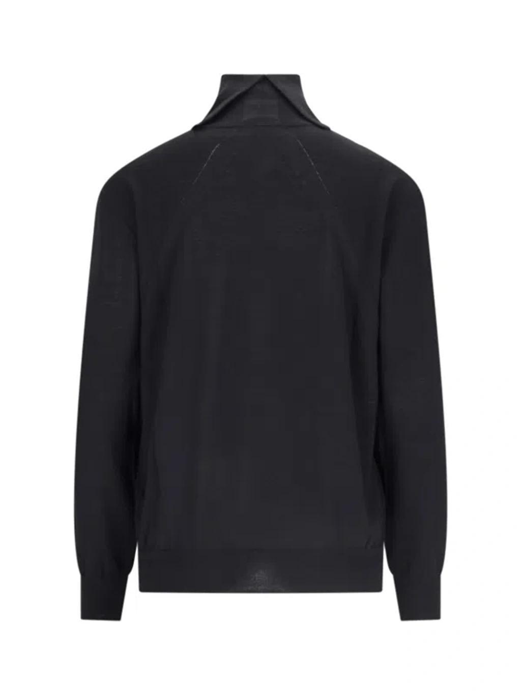 JIL SANDER High Neck Sweater In Black Product Image