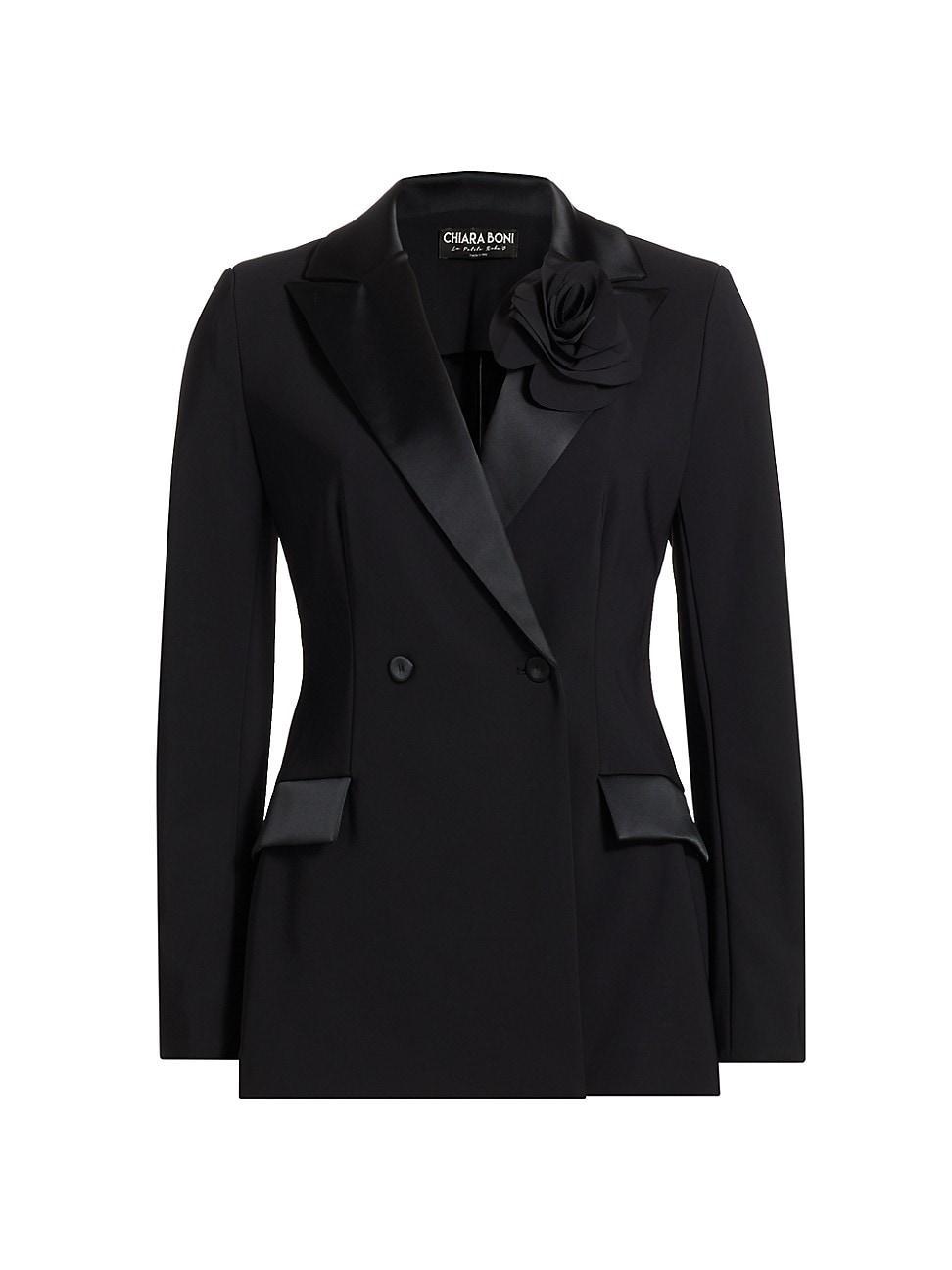 Mens Wool Notch Lapel Blazer Product Image