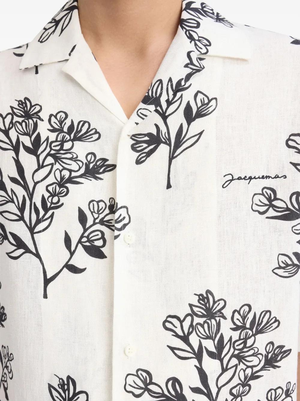 La Chemise Jean floral-print shirt Product Image