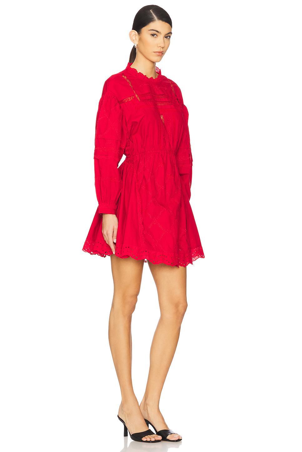 Clancy Mini Dress Damson Madder Product Image