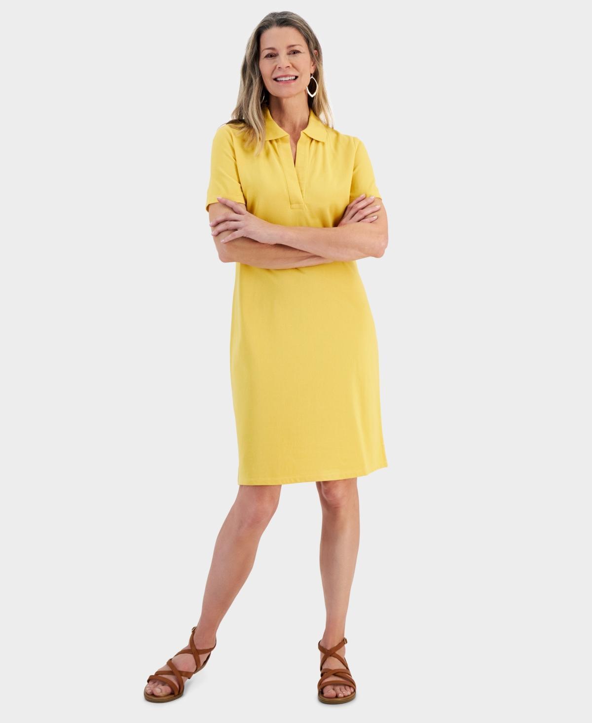 Style & Co Womens Cotton Polo Dress, Created for Macys Product Image