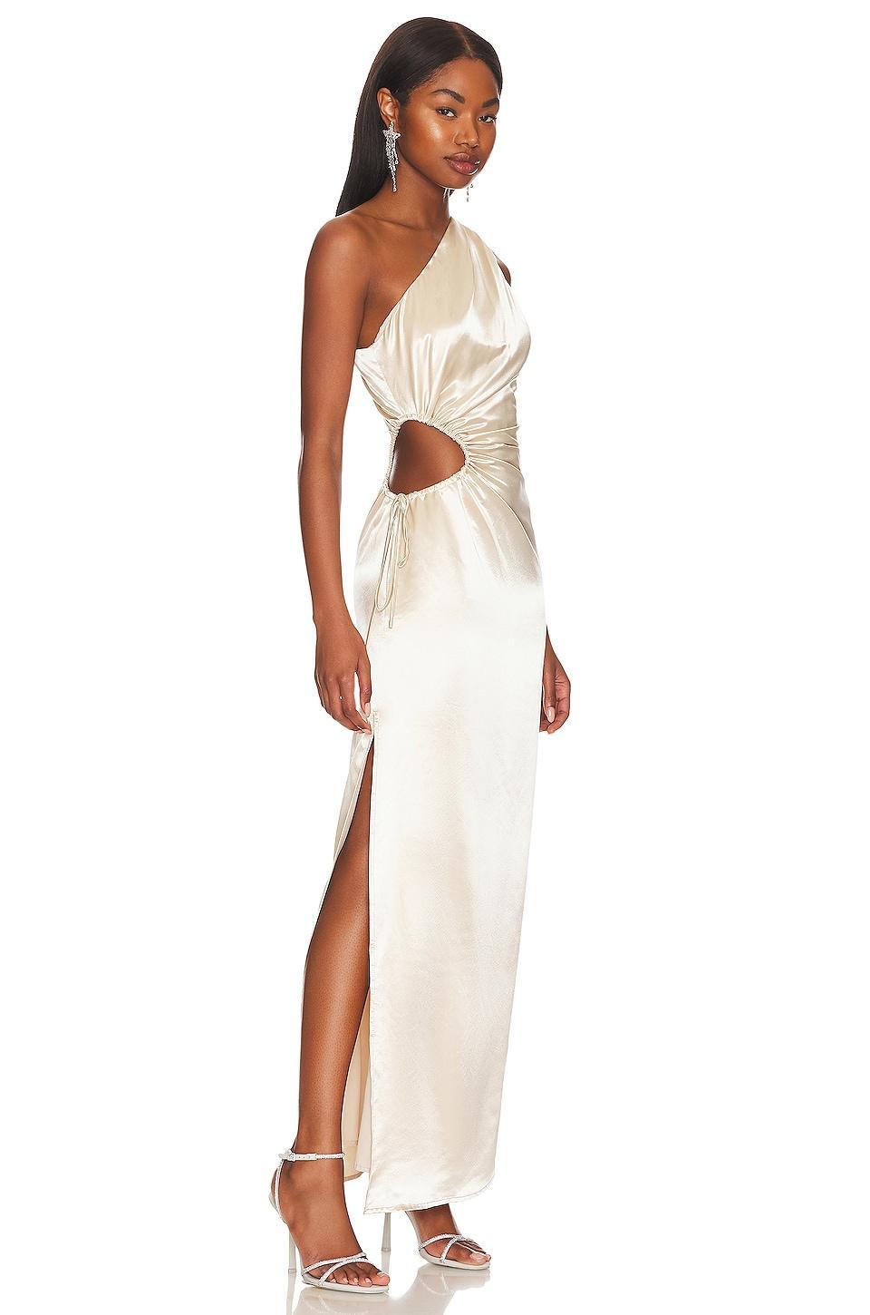 Eliza Cut Out Dress Line & Dot Product Image