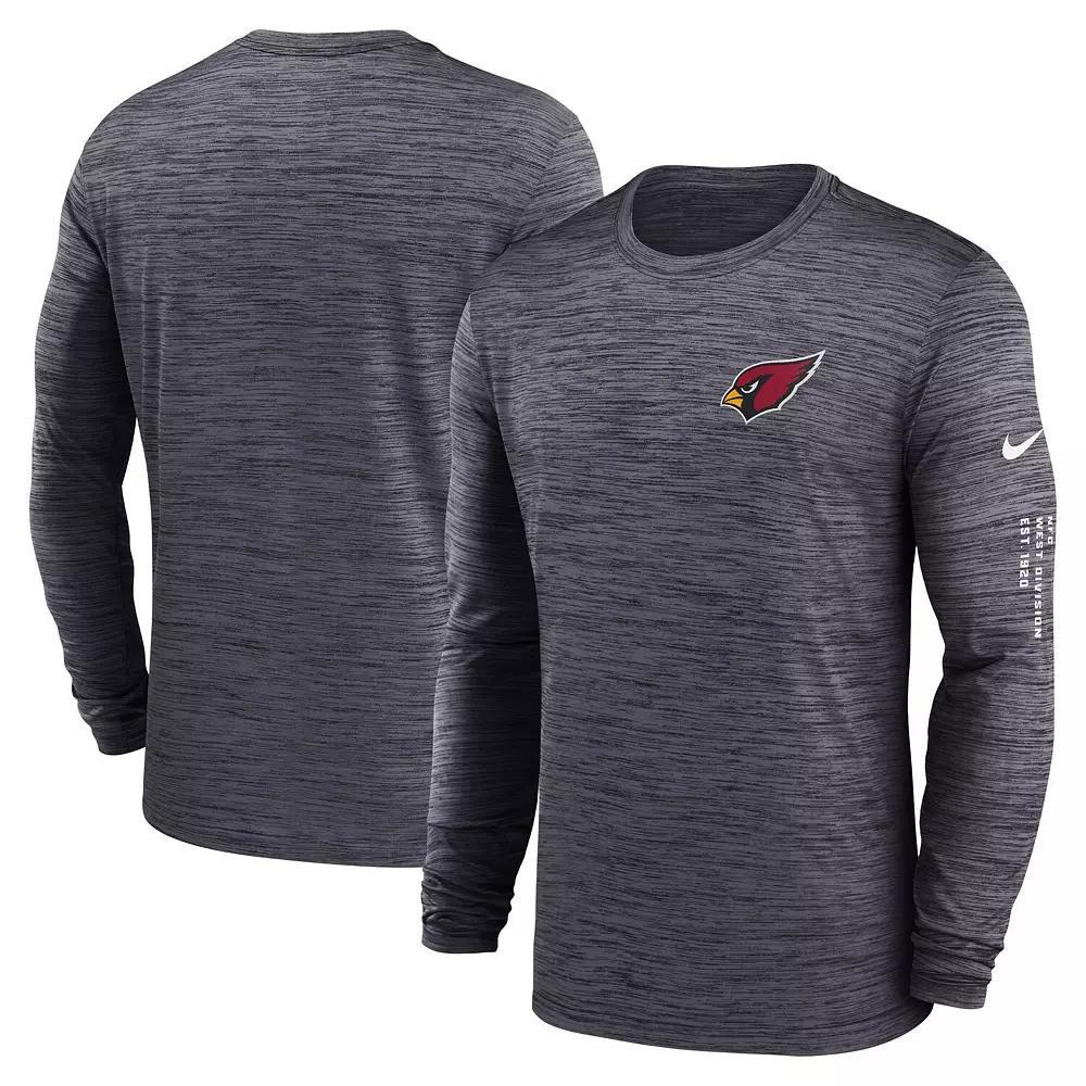 Men's Nike  Black Las Vegas Raiders Velocity Long Sleeve T-Shirt, Size: Small, Lvr Black Product Image