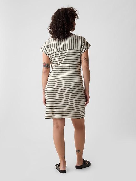 Tie-Knot Mini T-Shirt Dress Product Image