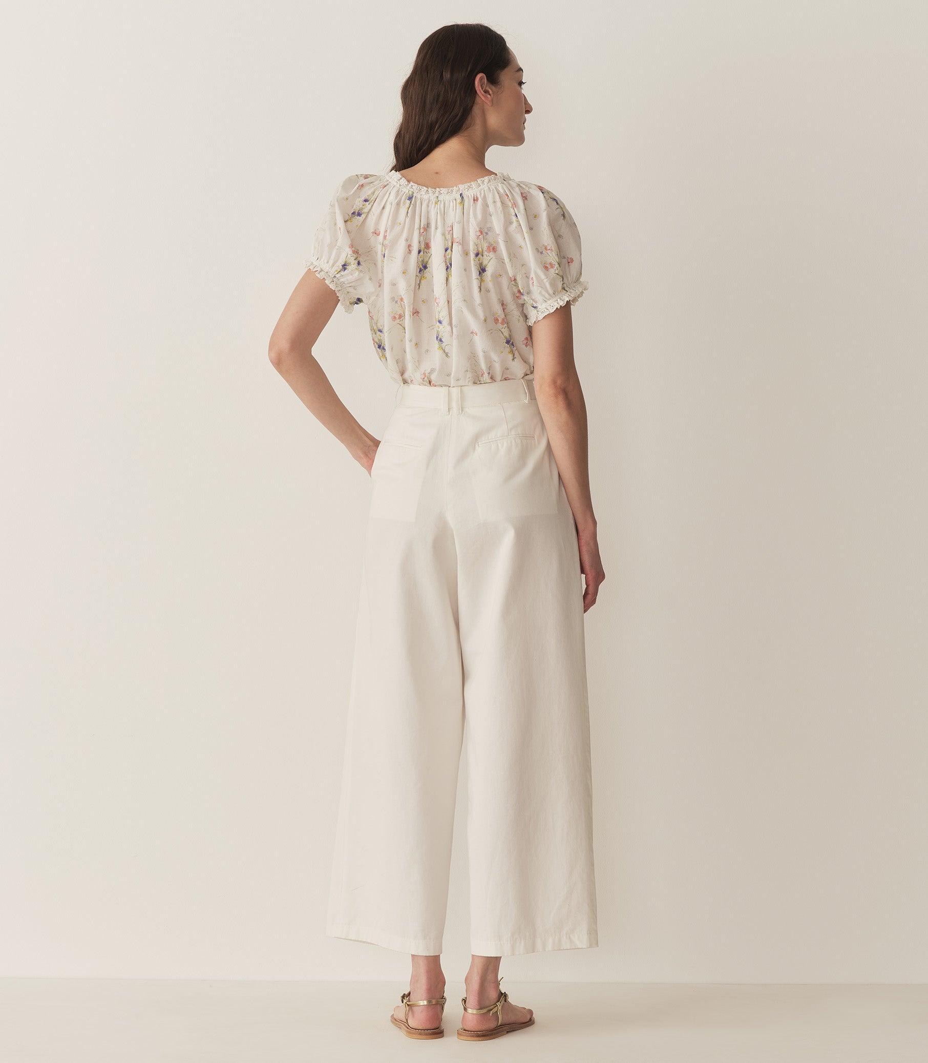 FREDERICA TOP -- PAINTED BOUQUET Product Image