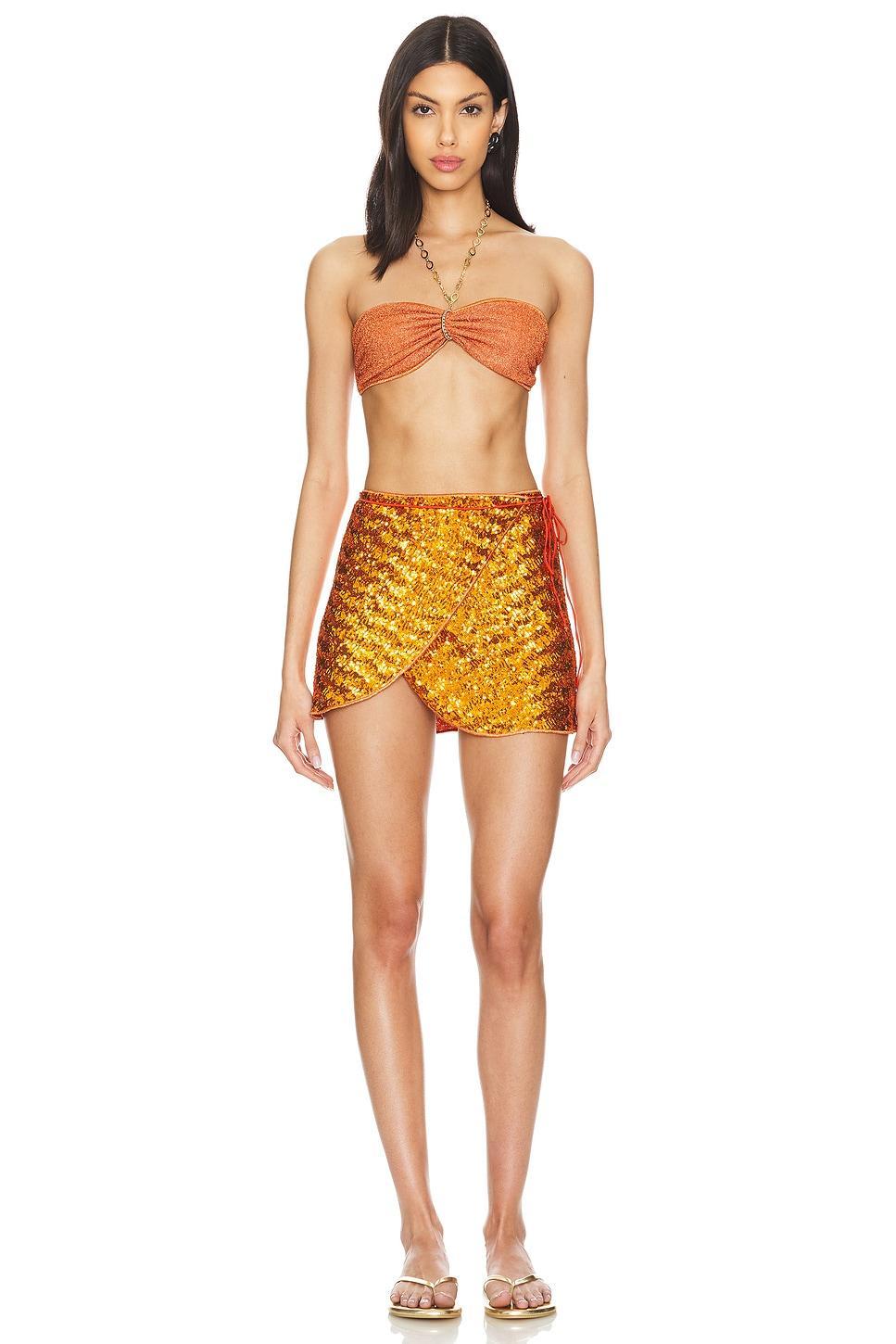 Paillettes Skirt Oseree Product Image