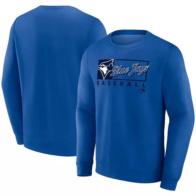 Men's Fanatics Red Cincinnati Reds Focus Fleece Pullover Sweatshirt, Size: Large, Red Red Product Image