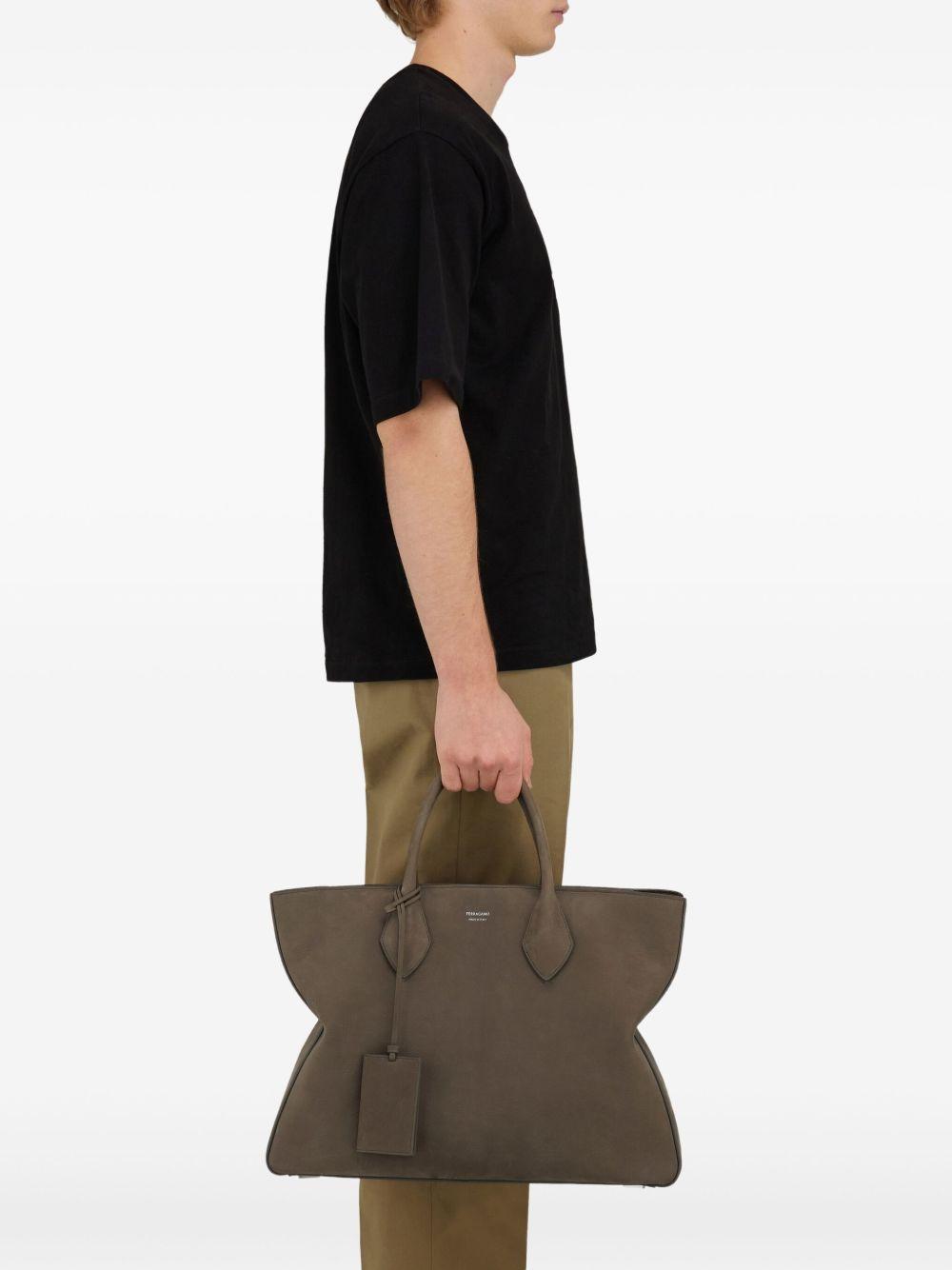 large leather tote bag Product Image
