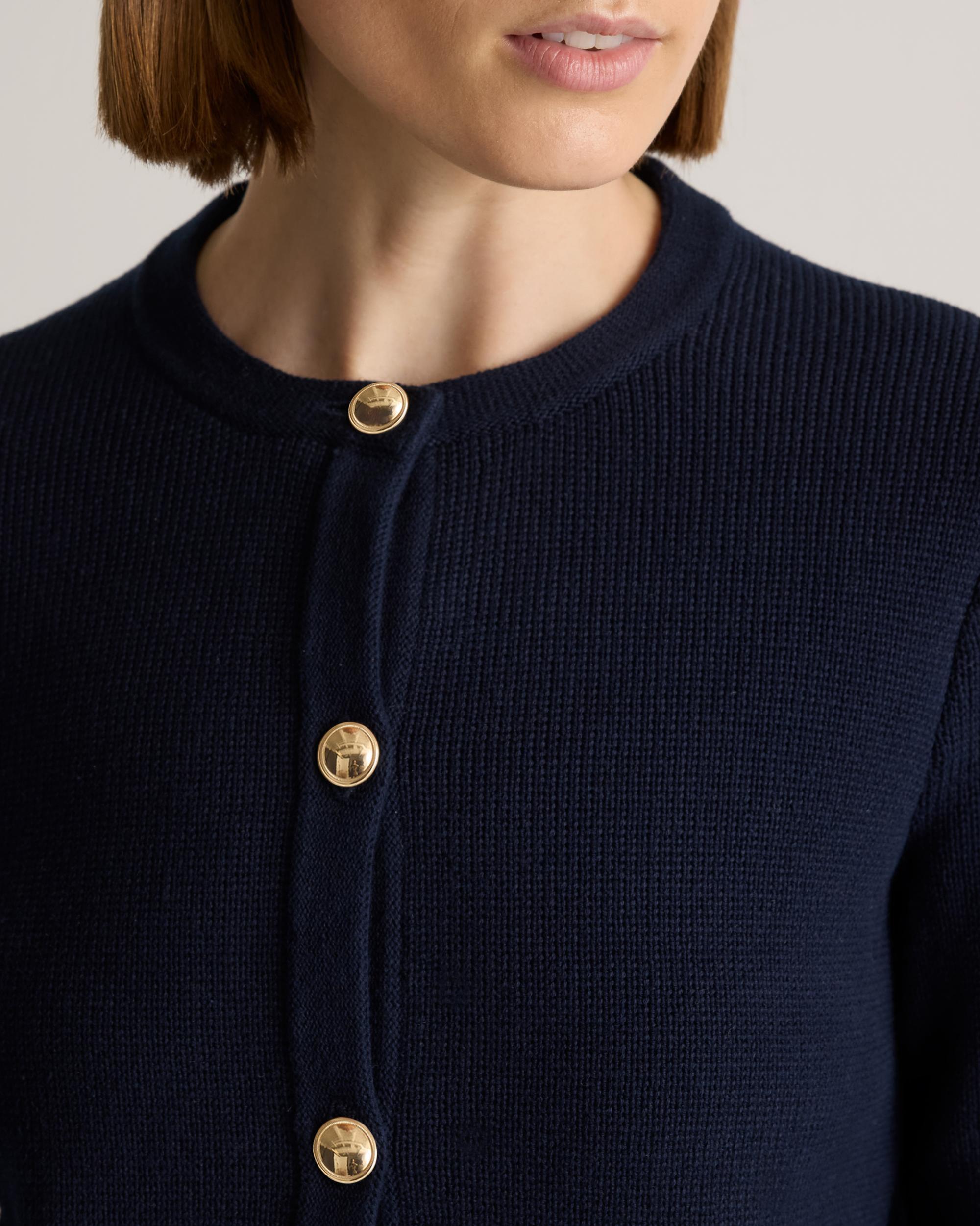 Quince | Women's Sweater Jacket Size XL, Organic Cotton Product Image