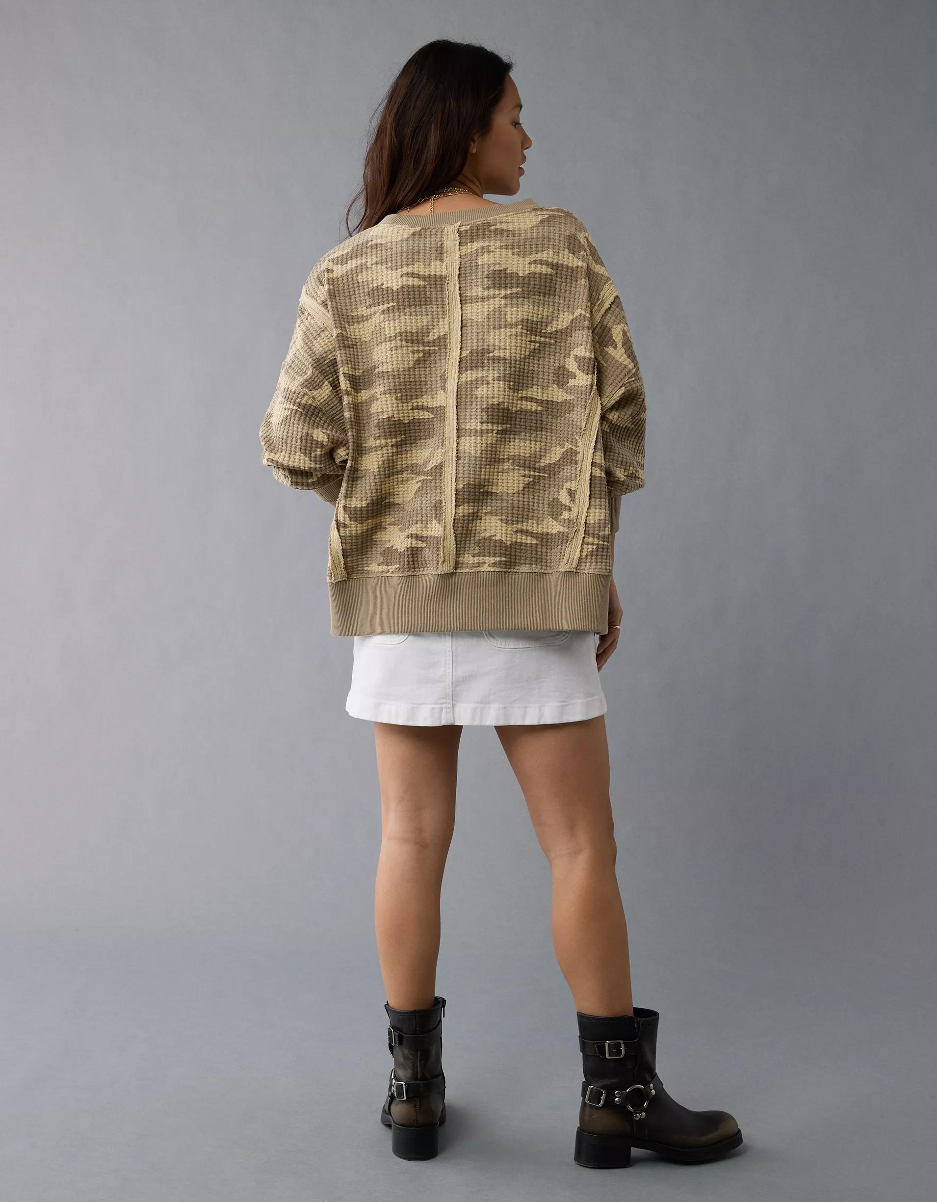 AE Big Hug Waffle Sweatshirt Product Image