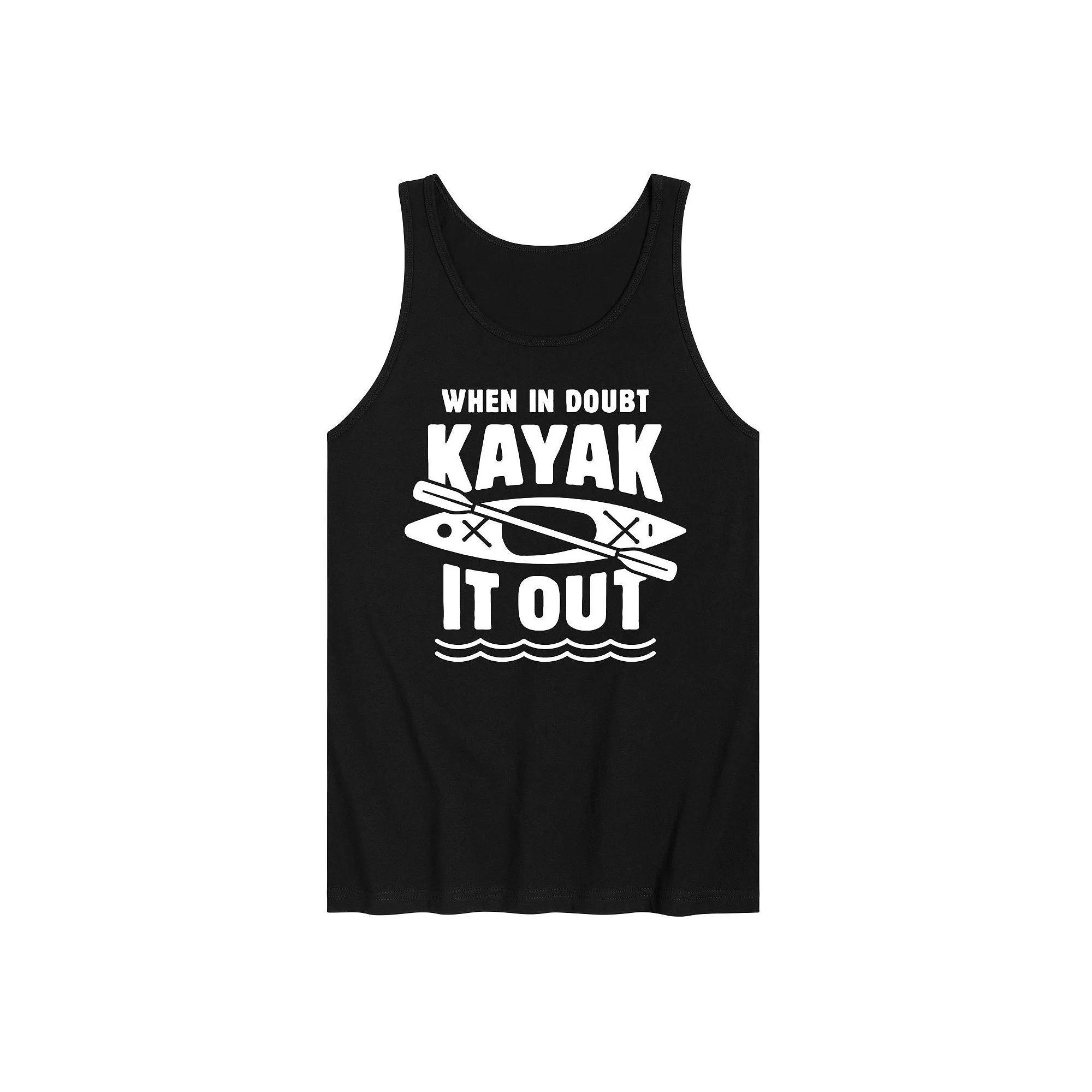 Mens When In Doubt Kayak It Out Tank Top Product Image