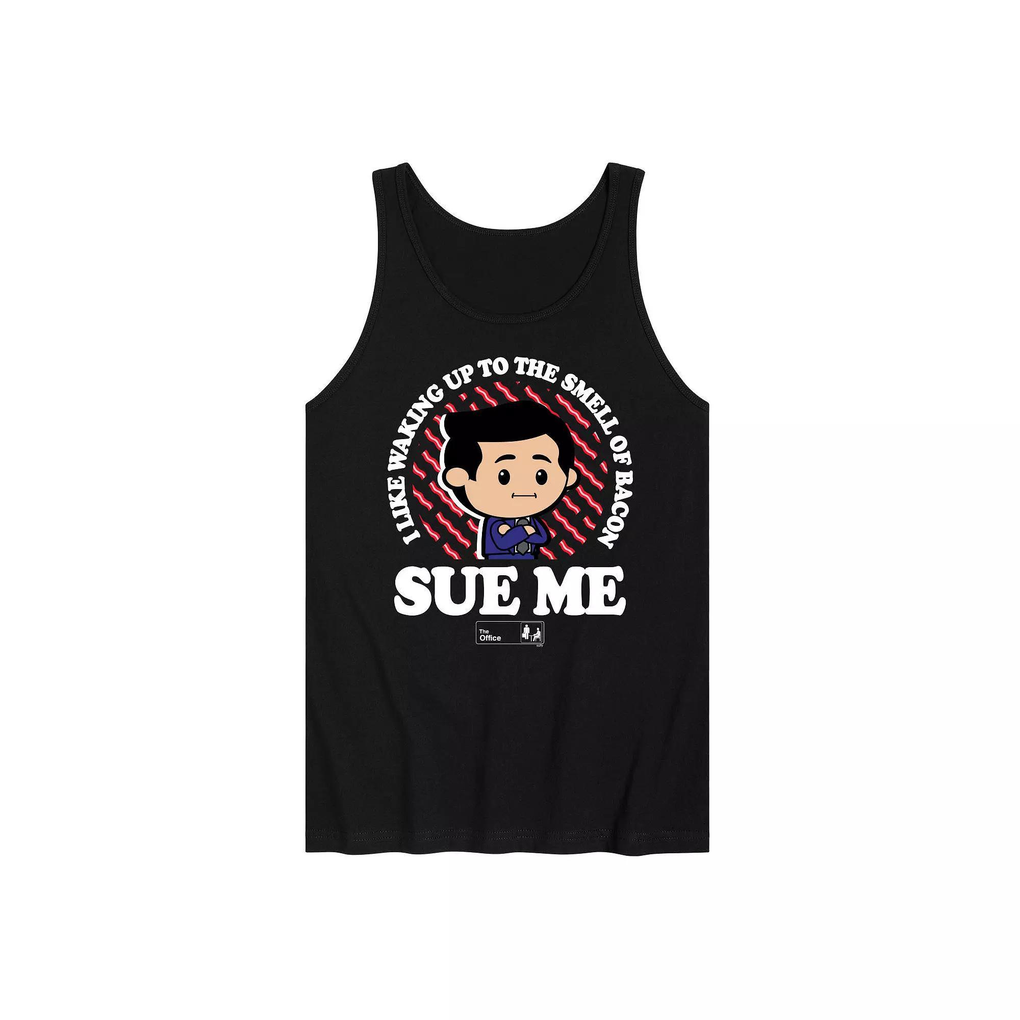 Mens The Office Bacon Sue Me Tank Top Product Image