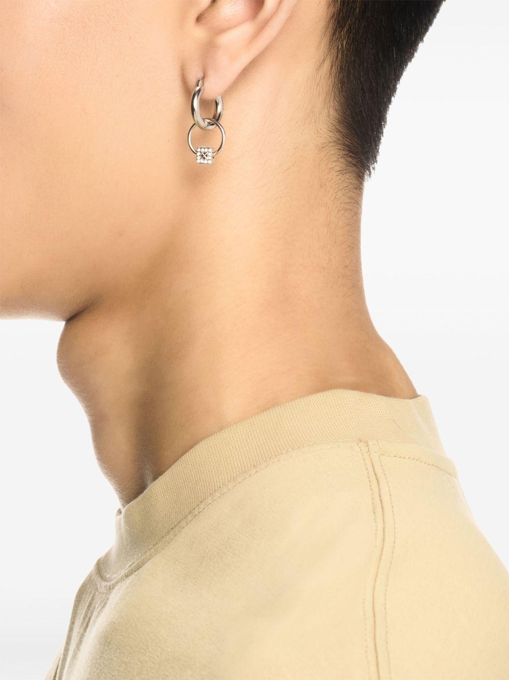 mini Dice single hoop earring Product Image
